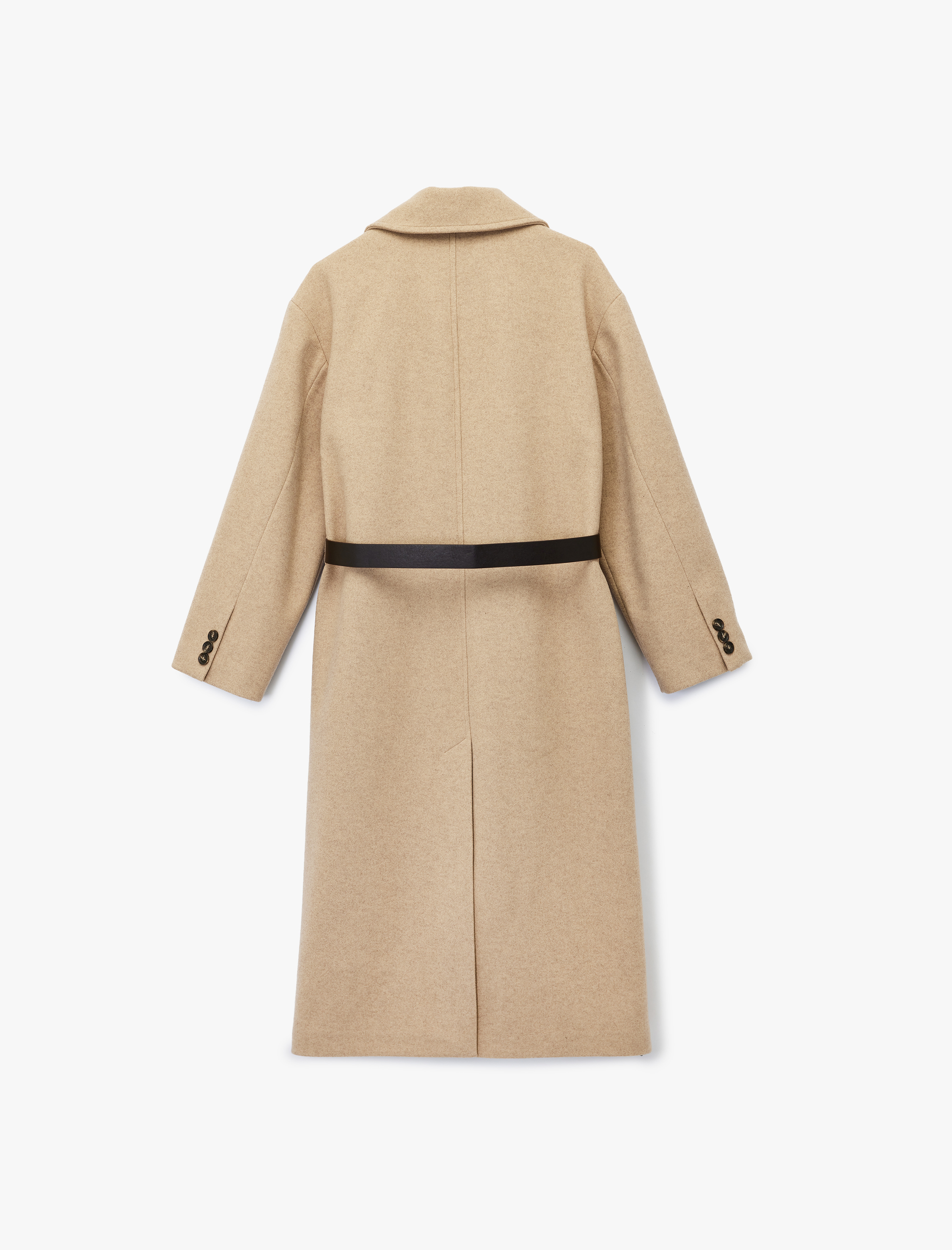   Koton X Sima Tarkan - Kemerli Kaban Kaşe Ekstra Uzun Kruvaze