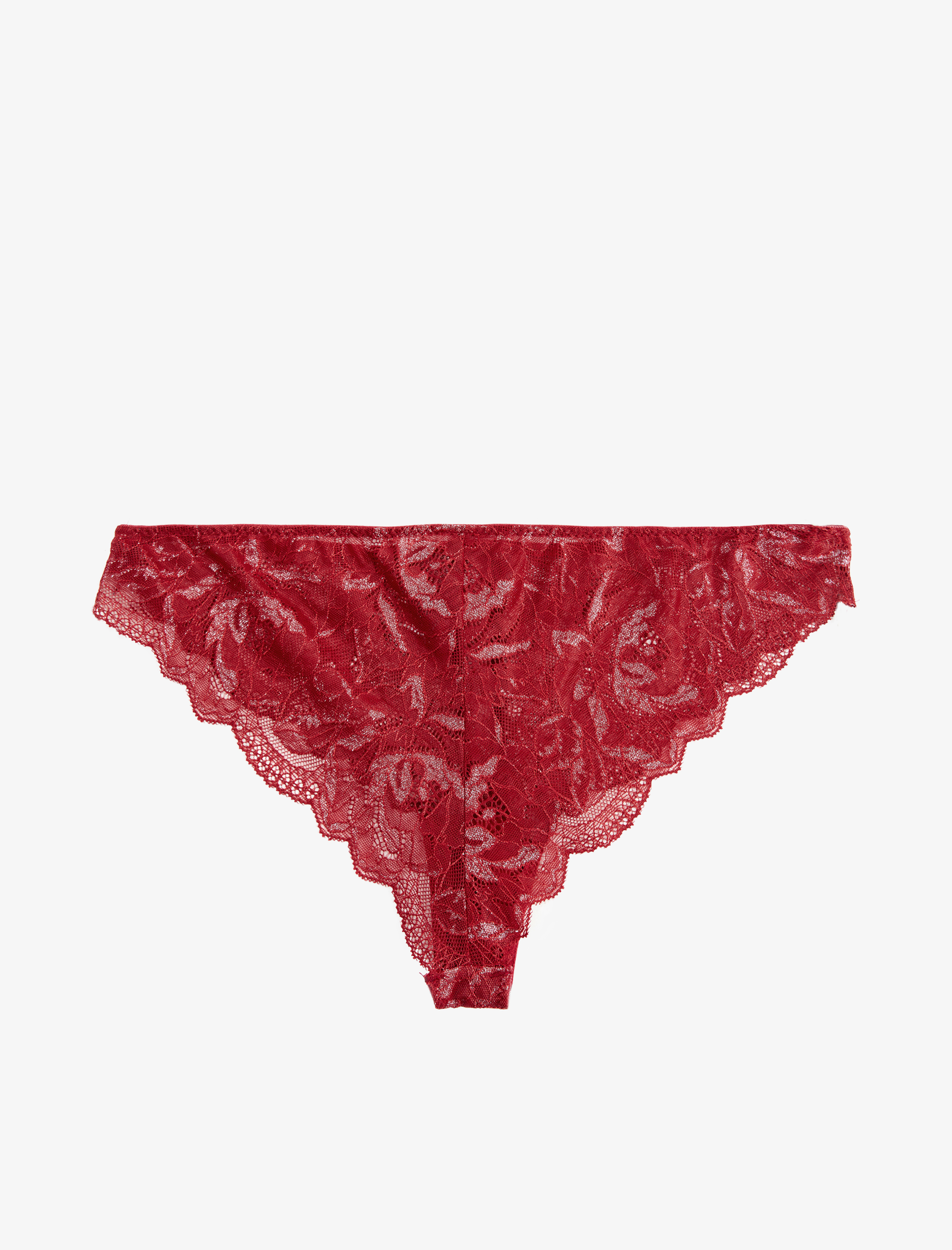   Dantel Detaylı Rahat Kalıp Brazilian Külot