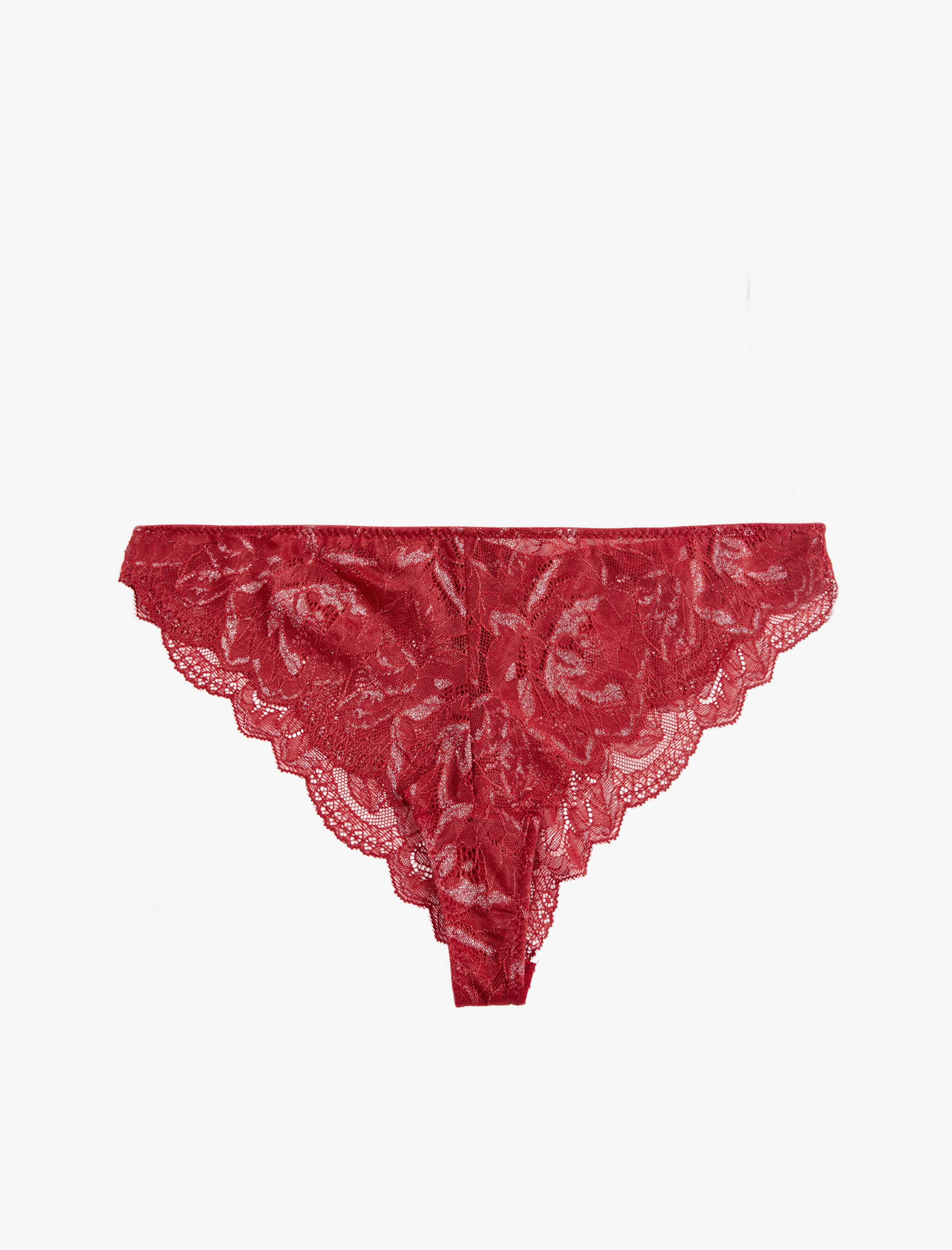   Dantel Detaylı Rahat Kalıp Brazilian Külot