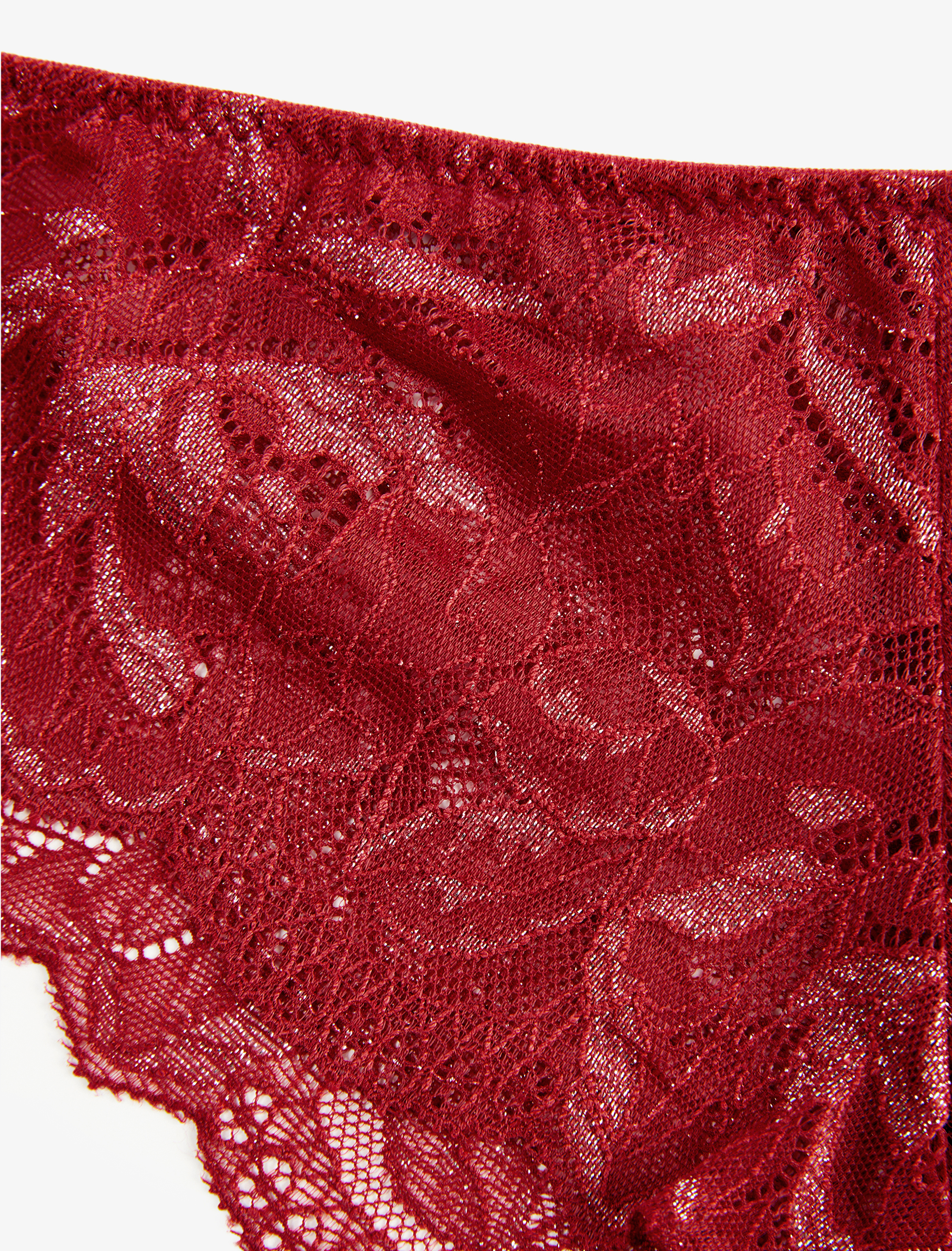   Dantel Detaylı Rahat Kalıp Brazilian Külot