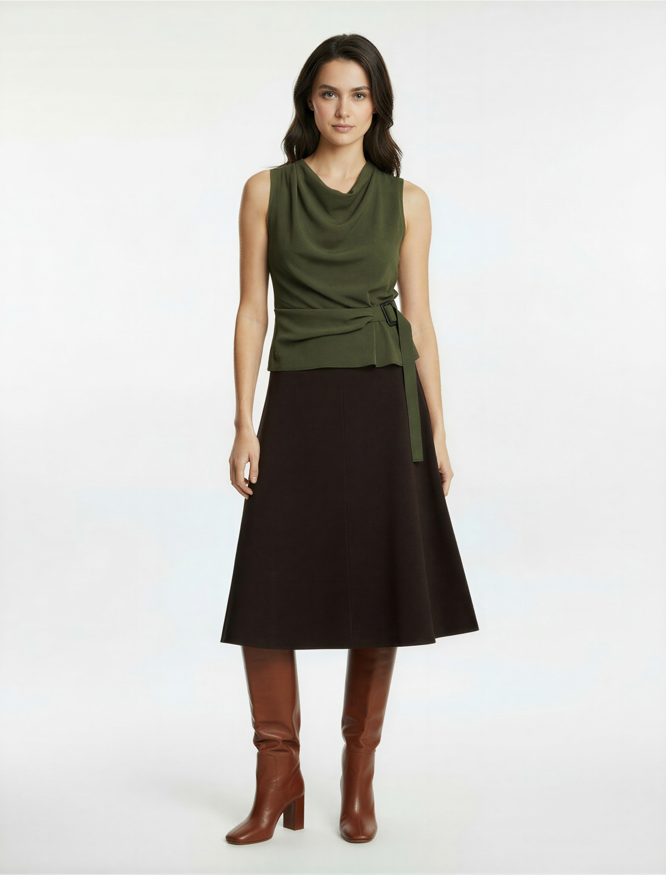   Koton X Melis Ağazat - A Kesim Midi Etek