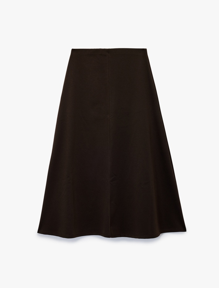  Koton X Melis Ağazat - A Kesim Midi Etek