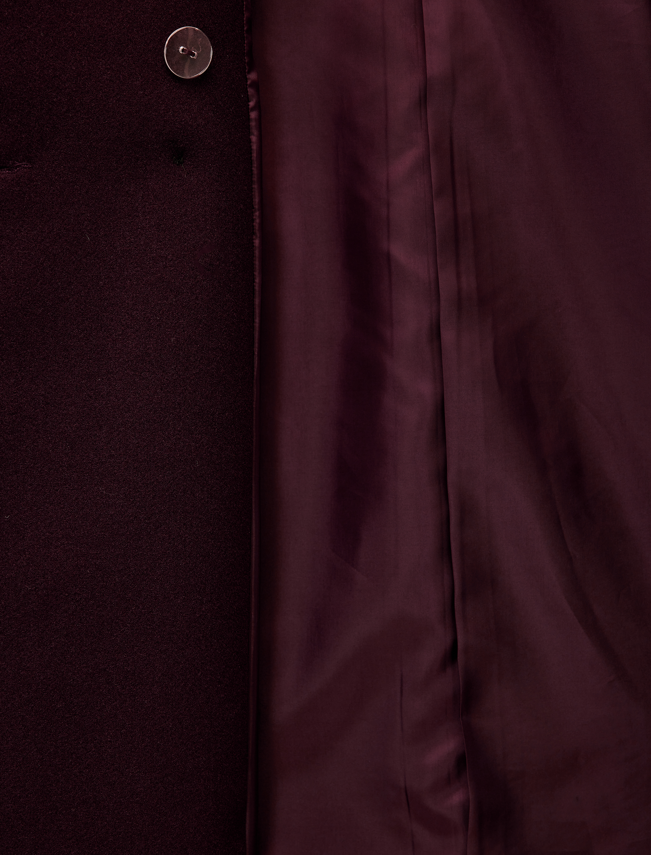   Oversize Kaban Kaşe Uzun Kollu Cepli Düğmeli Kruvaze