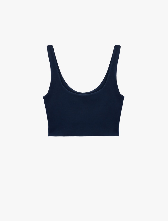  Slim Fit Kolsuz U Yaka Sporcu Sütyeni