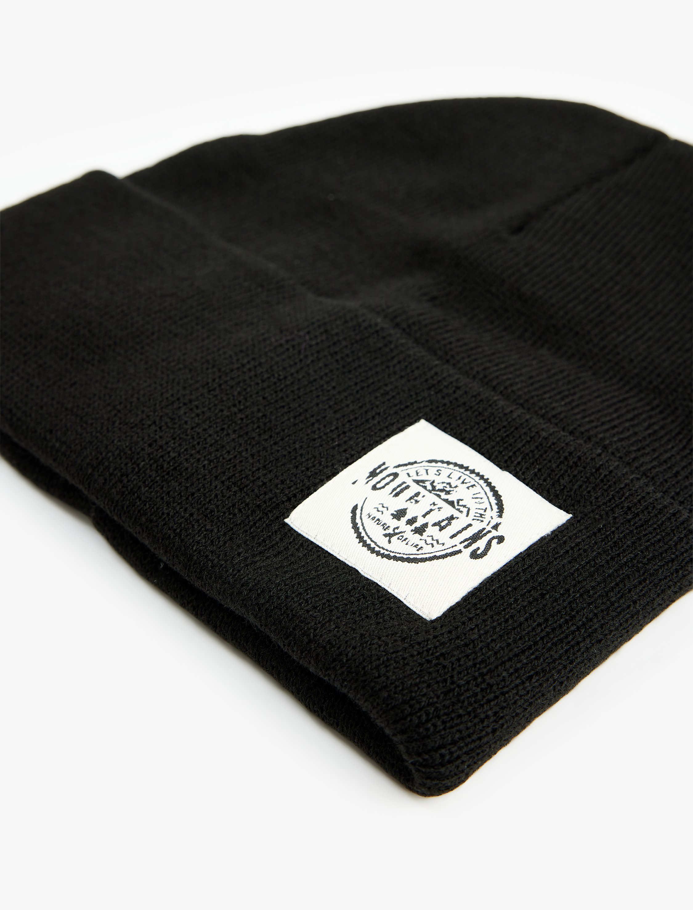  Erkek Etiket Detaylı Katlı Bere