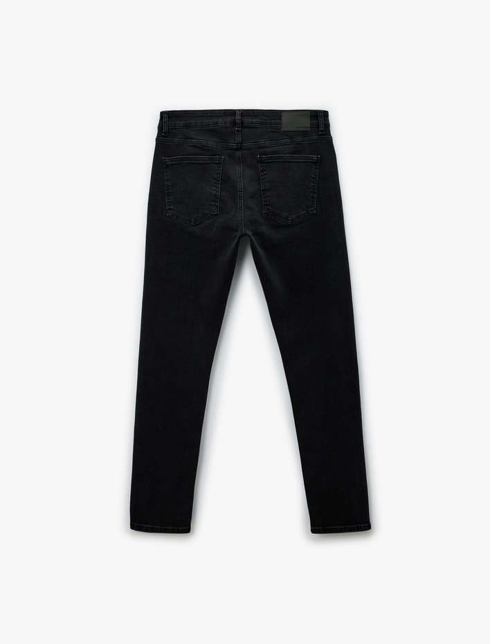  Pamuklu Normal Bel Slim Fit Jean Pantolon - Brad Jean