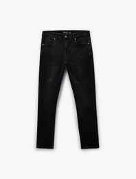 Pamuklu Normal Bel Slim Fit Jean Pantolon - Brad Jean