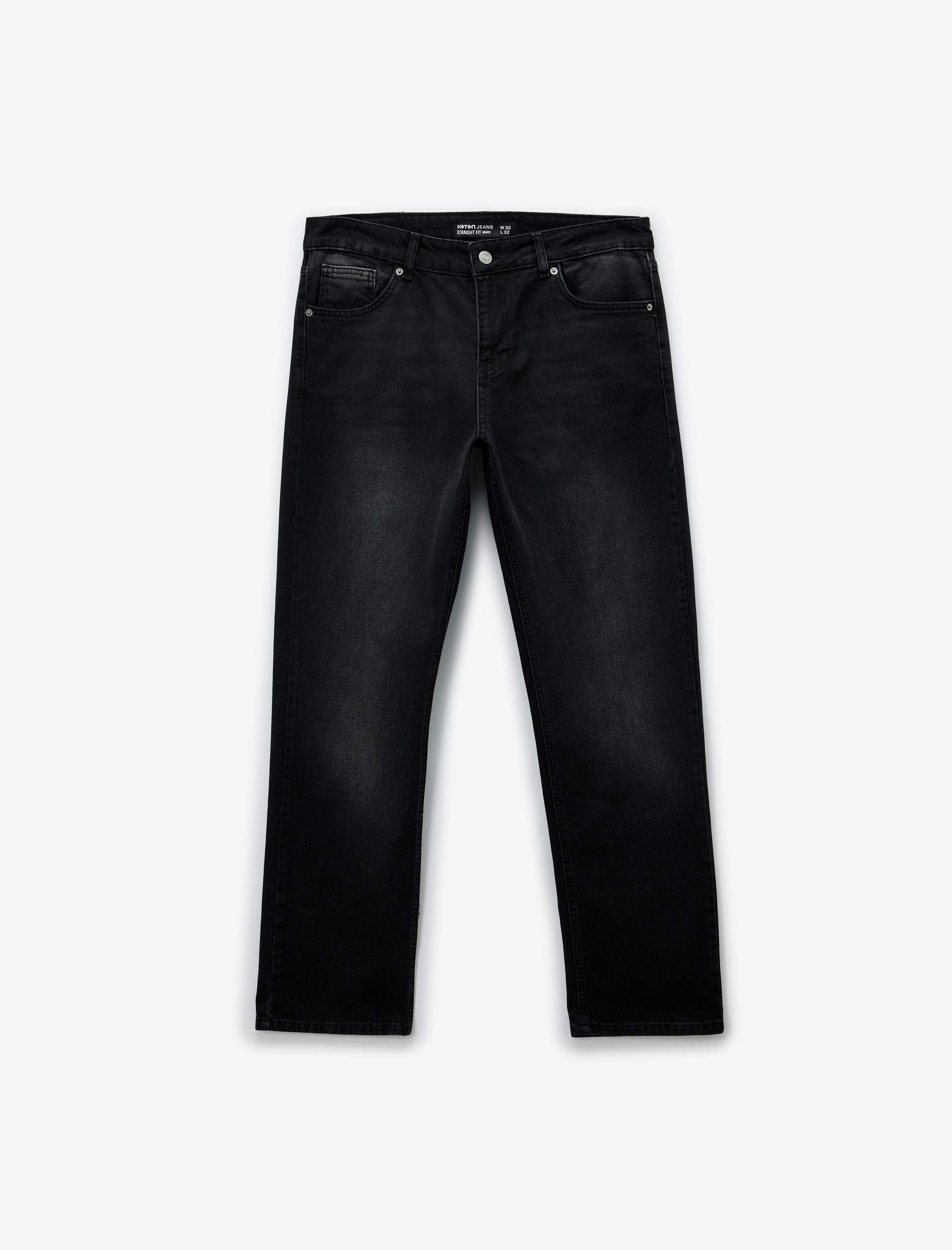   Normal Bel Cepli Straight Fit Jean Pantolon - Mark Jean