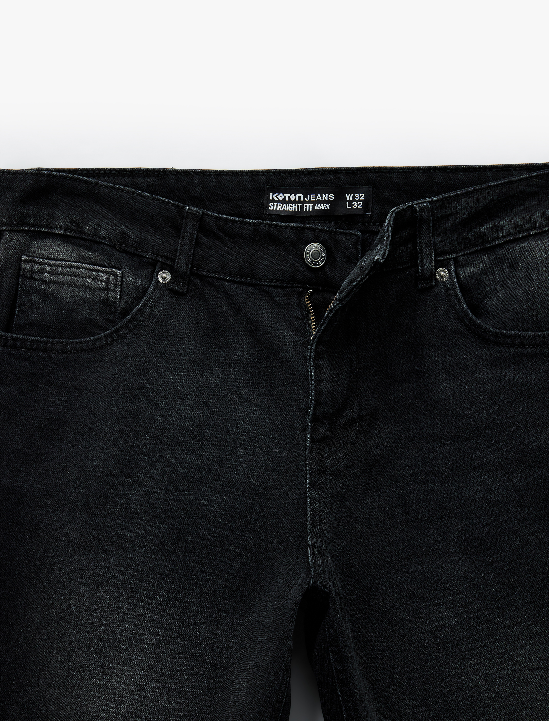   Normal Bel Cepli Straight Fit Jean Pantolon - Mark Jean