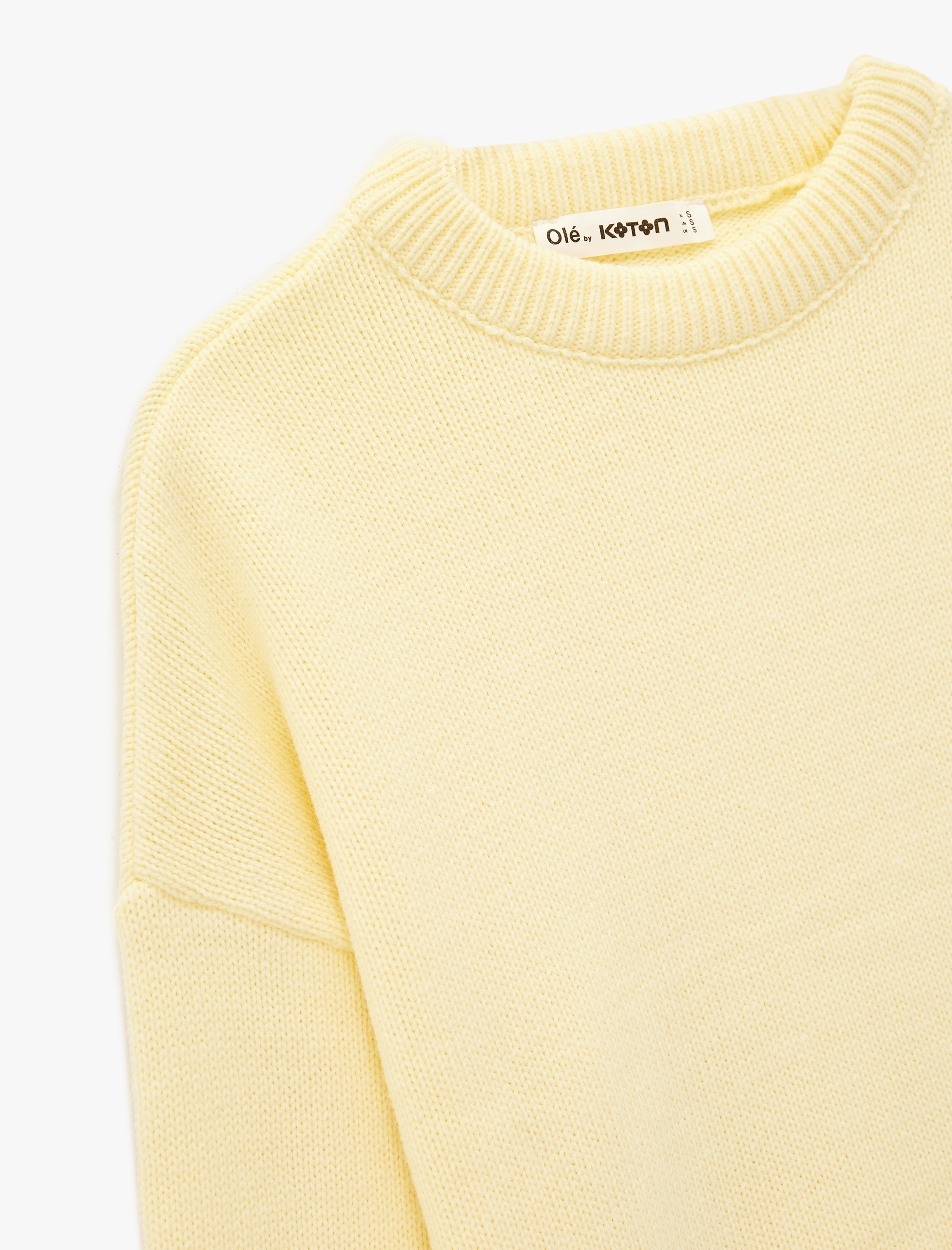   Uzun Kollu Bisiklet Yaka Basic Triko Kazak