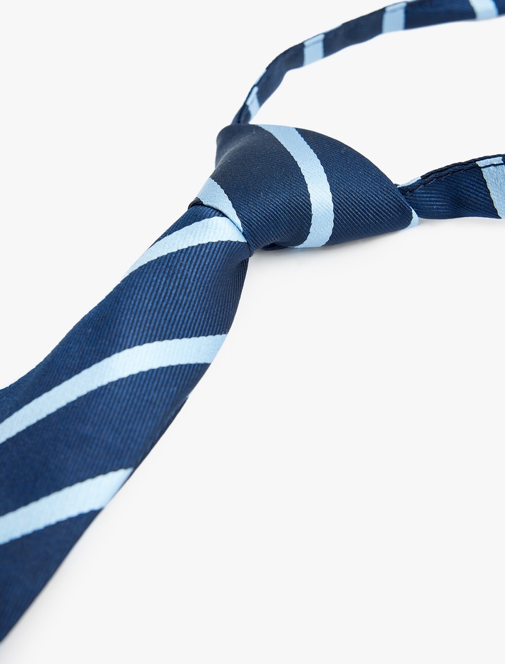 Erkek Çocuk Çizgili Kravat