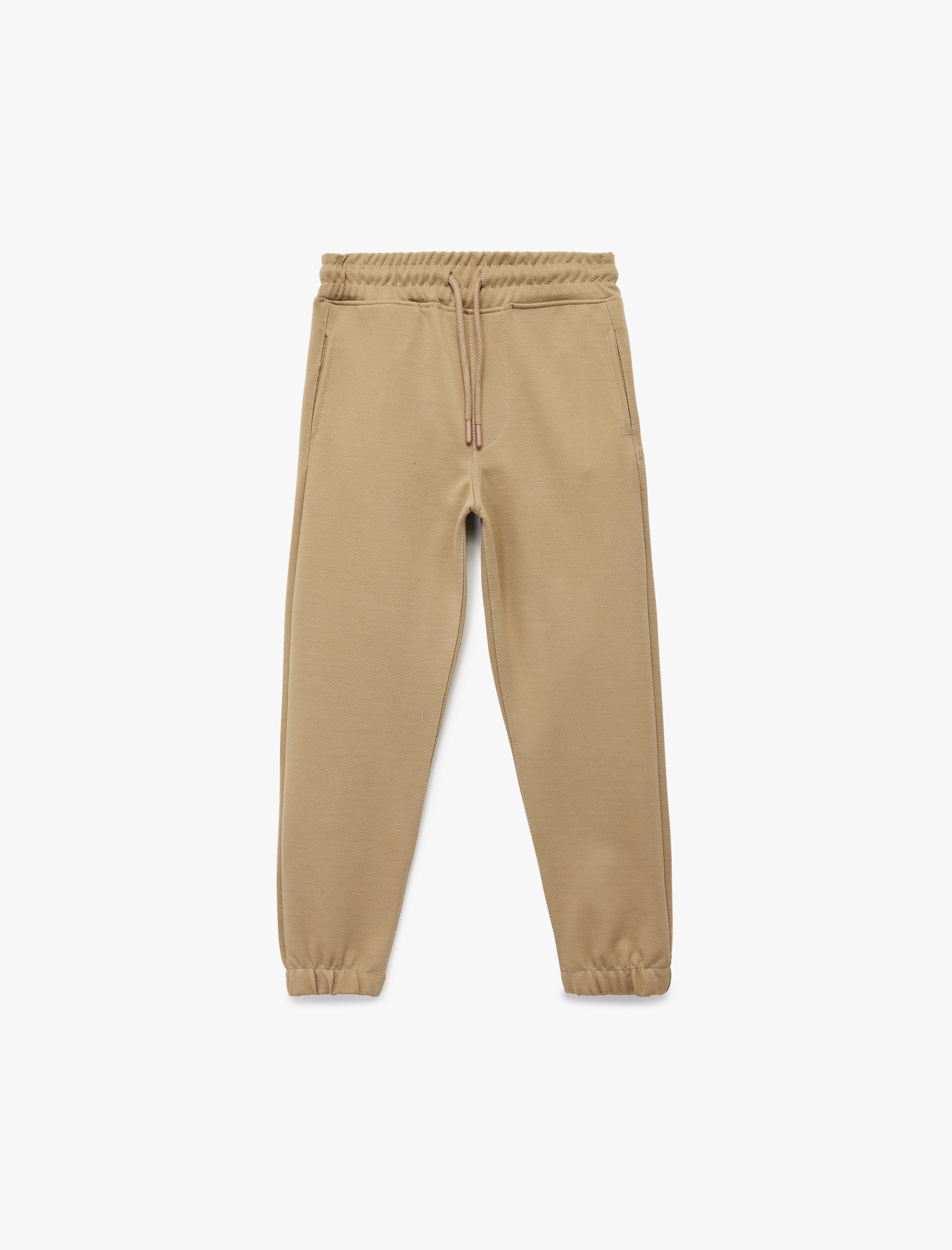  Erkek Çocuk Beli Lastikli Cep Detaylı Basic Jogger Eşofman Altı