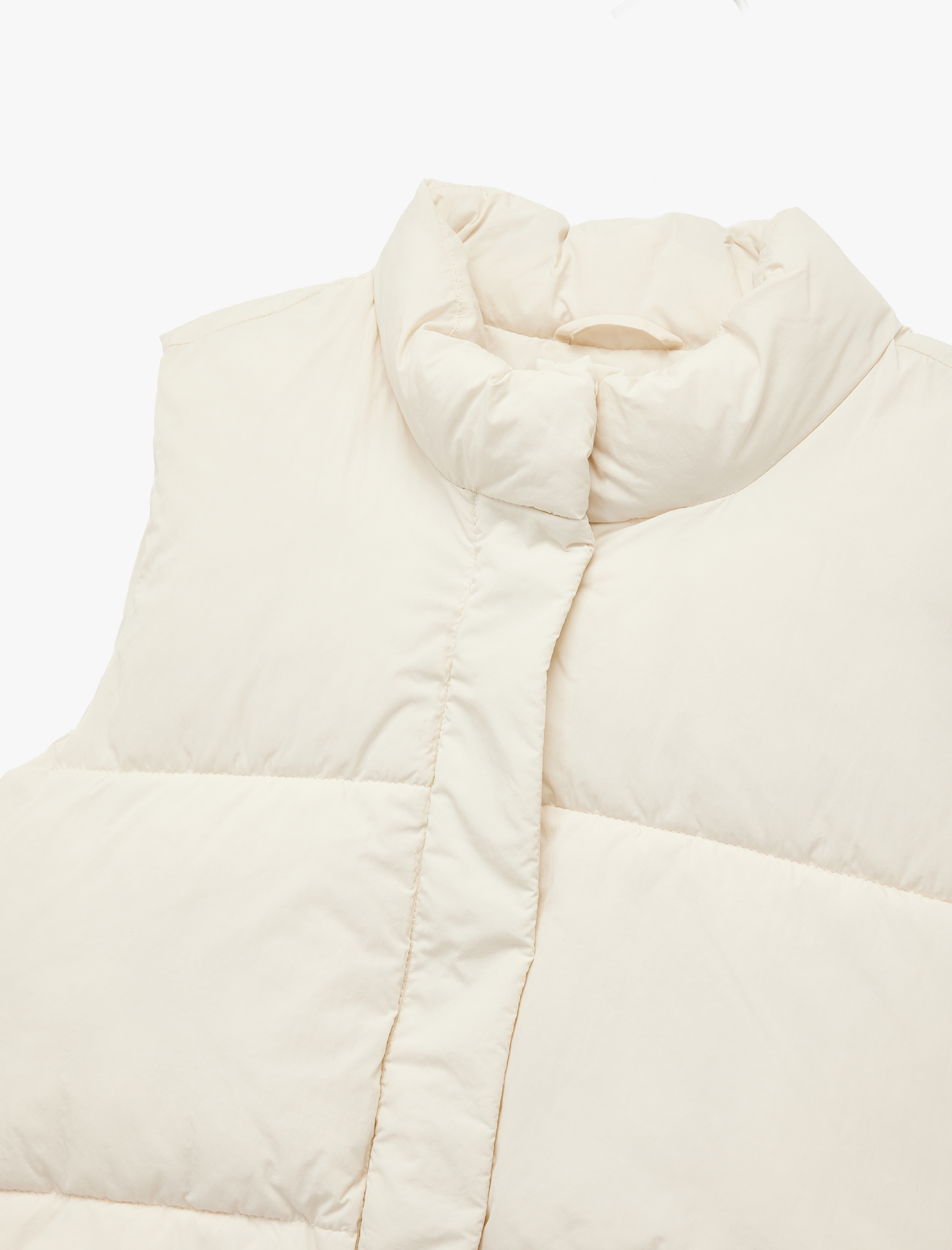  Kız Çocuk Dik Yaka Fermuarlı Kolsuz Şişme Yelek