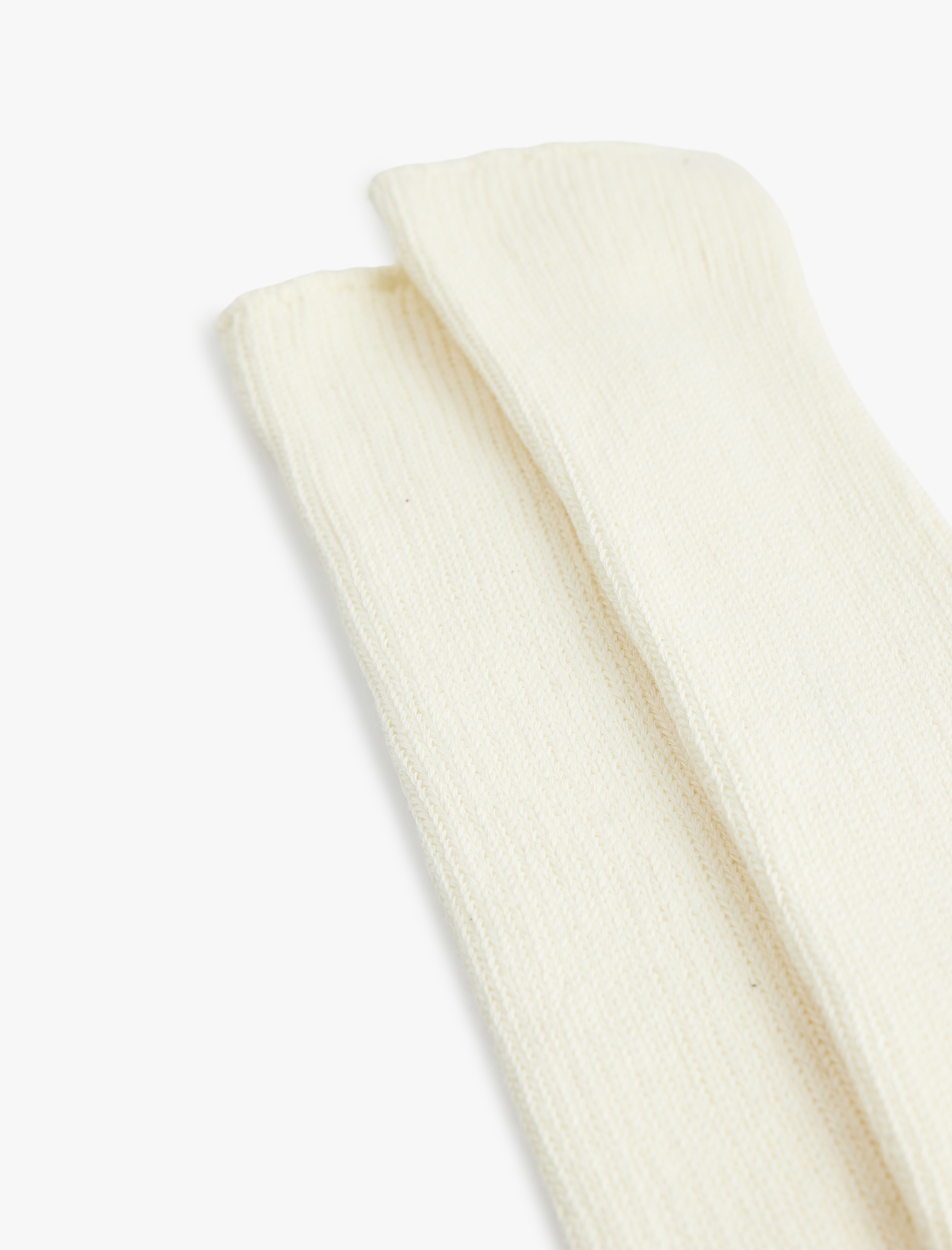  Kadın Pamuklu Dokulu Kalın Diz Altı Çorap