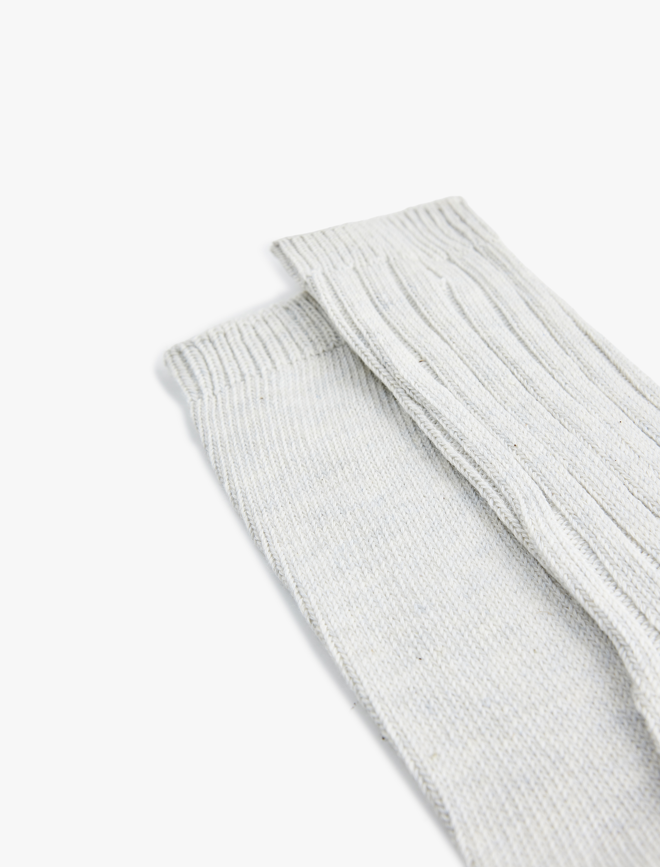  Kadın 2'li Dokulu Kalın Soket Çorap Seti