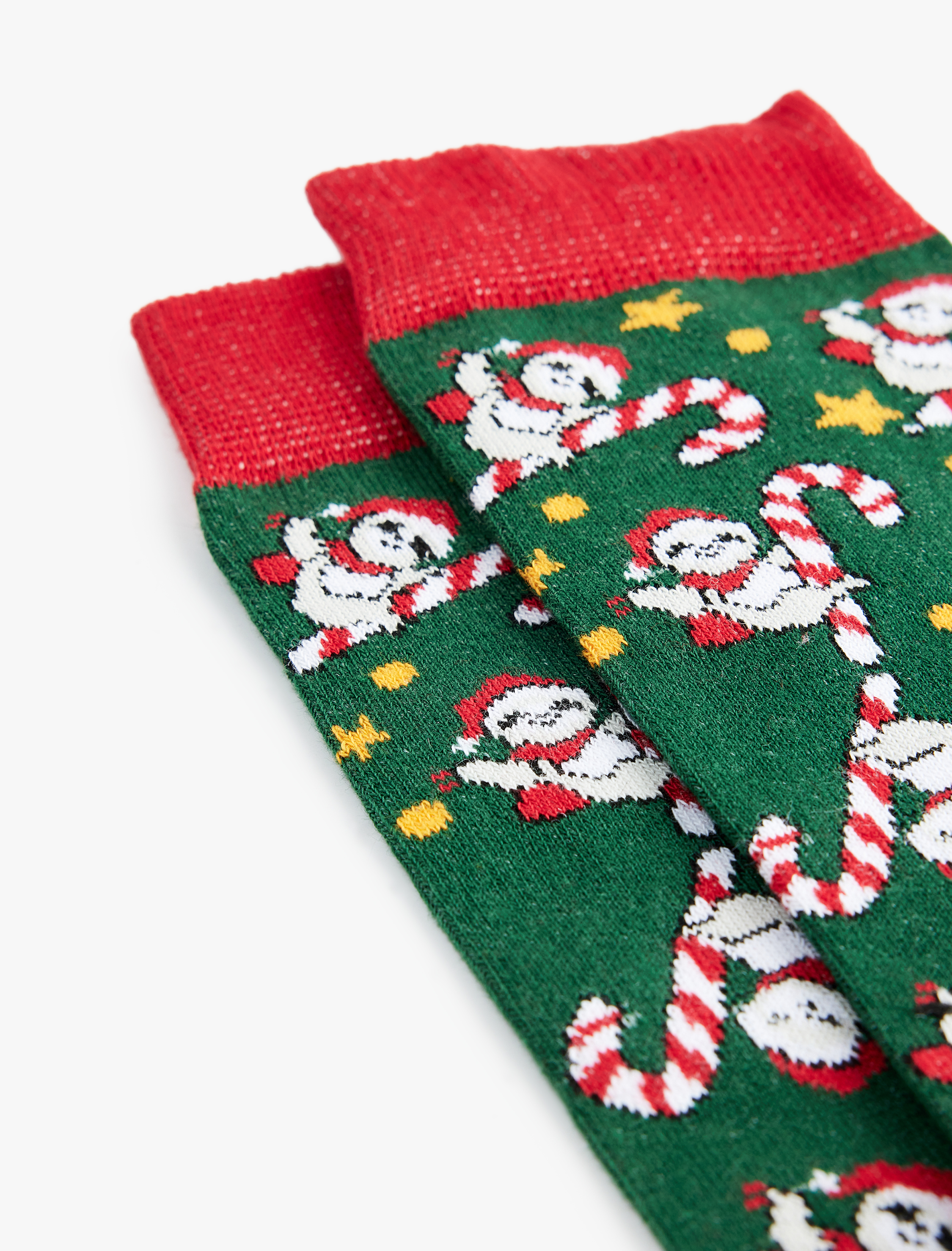  Erkek Yılbaşı Temalı Pamuklu Soket Çorap