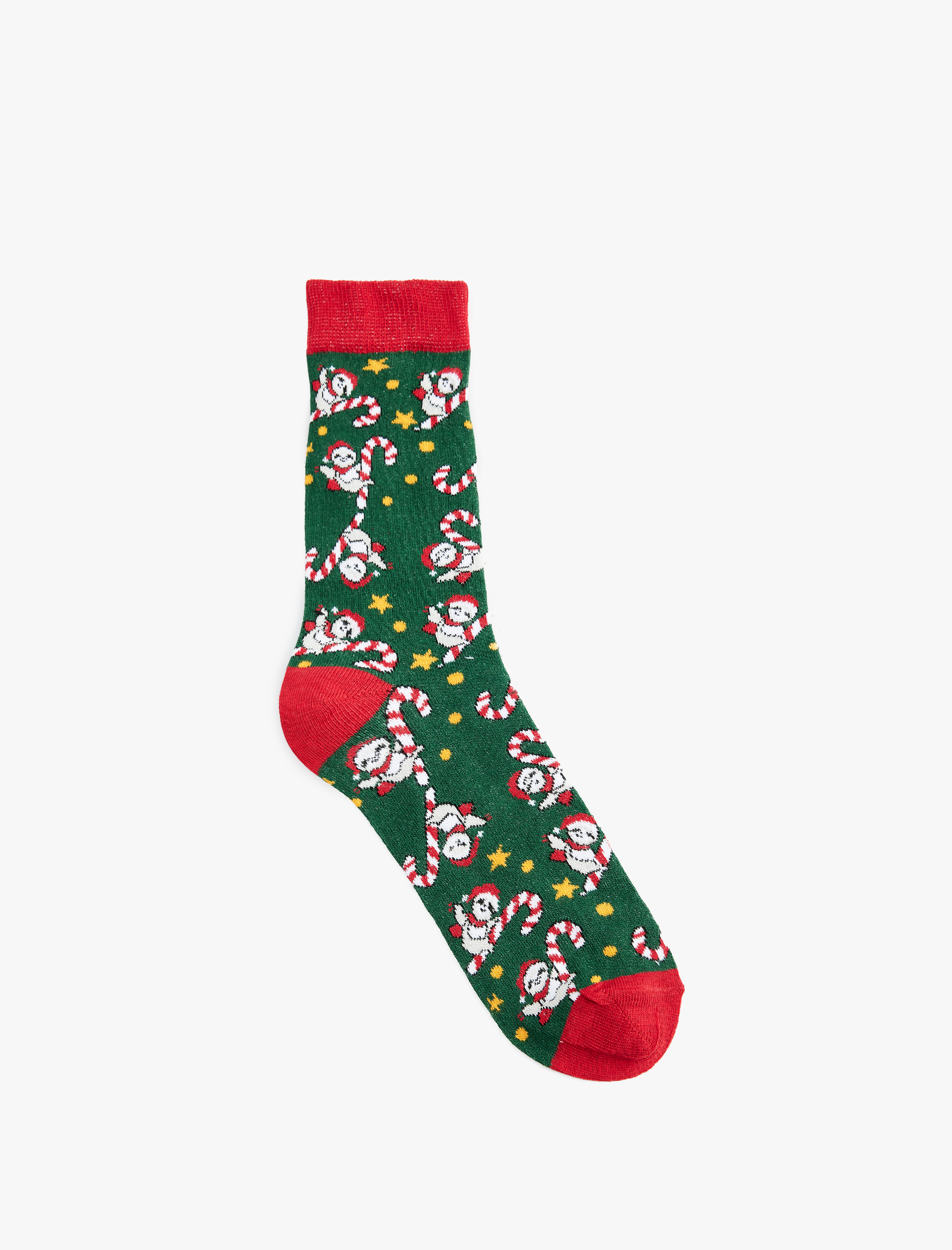  Erkek Yılbaşı Temalı Pamuklu Soket Çorap