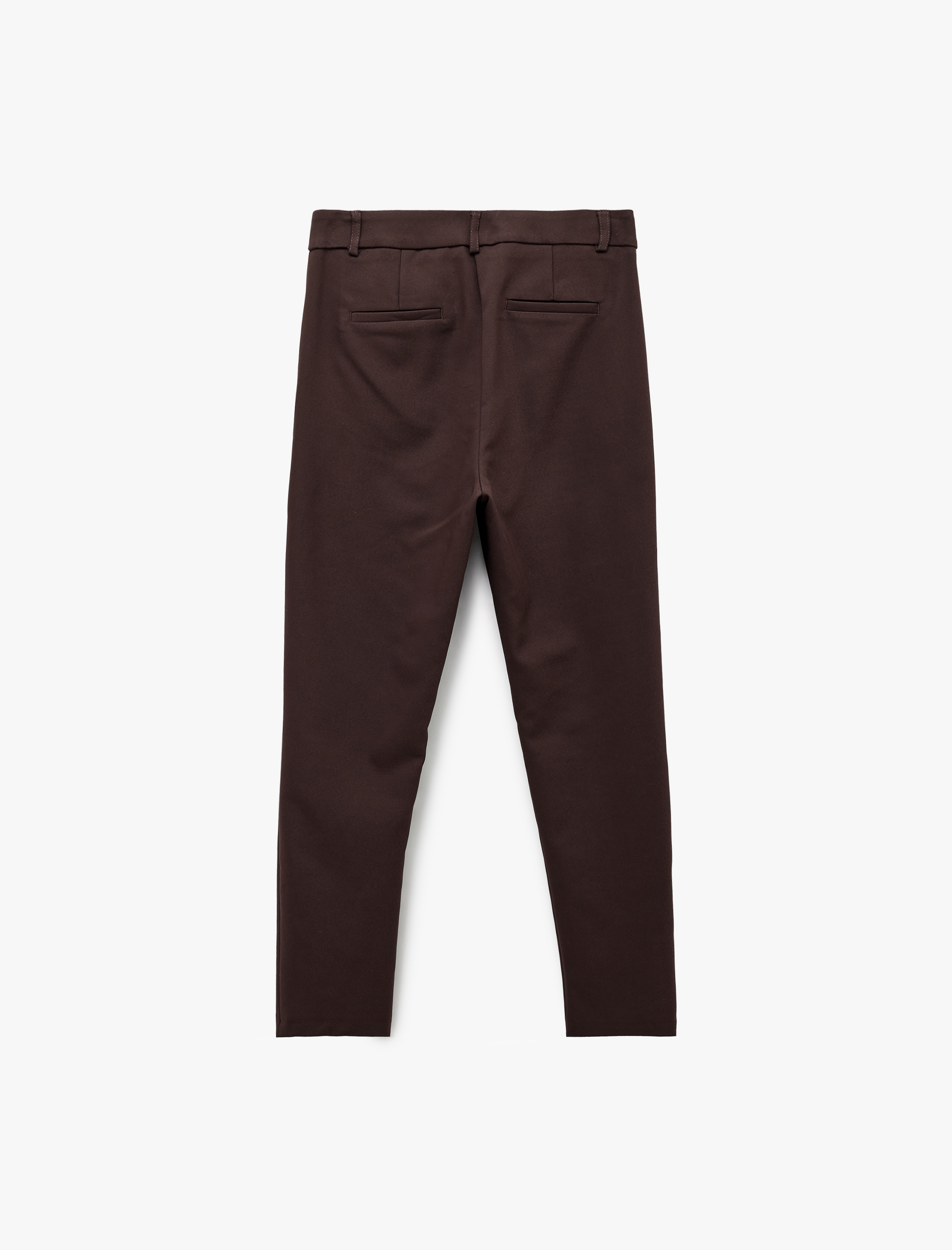   Normal Bel Yan Cepli Kumaş Cigarette Pantolon