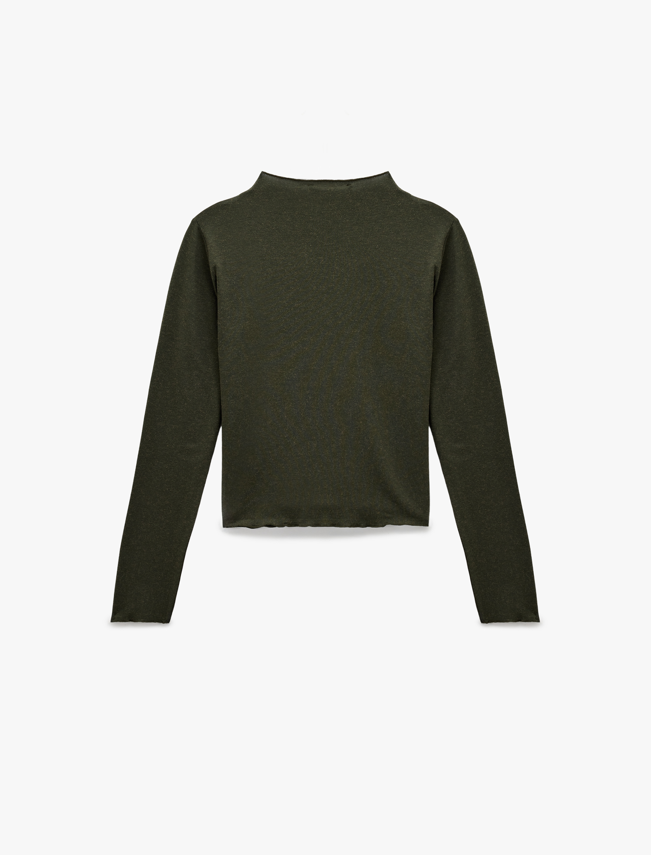   Koton X Sima Tarkan - Koyun Yünü Karışımlı Uzun Kollu Hafif Dik Yaka Bluz