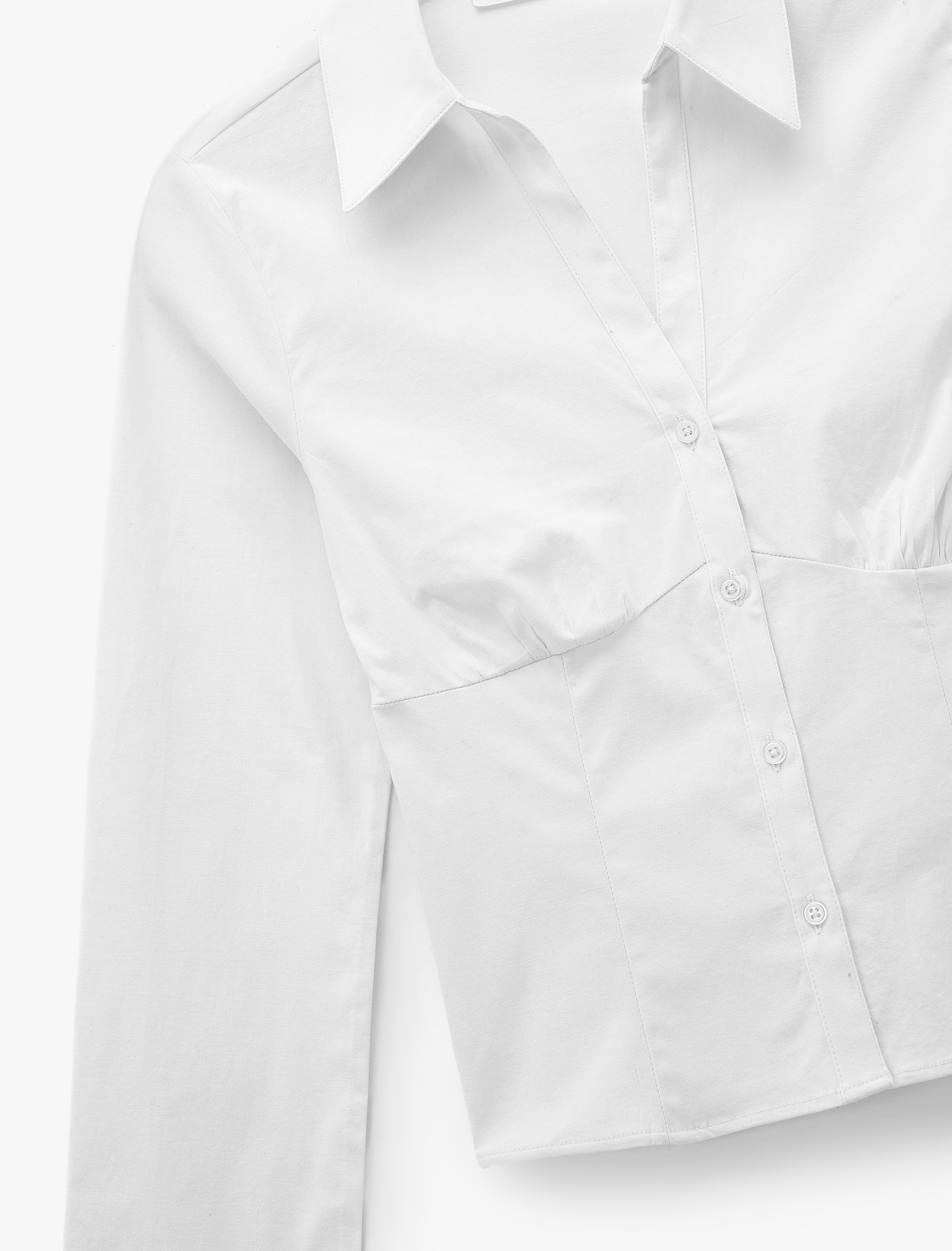   Slim Fit Düğmeli Klasik Yaka Uzun Kollu Gömlek