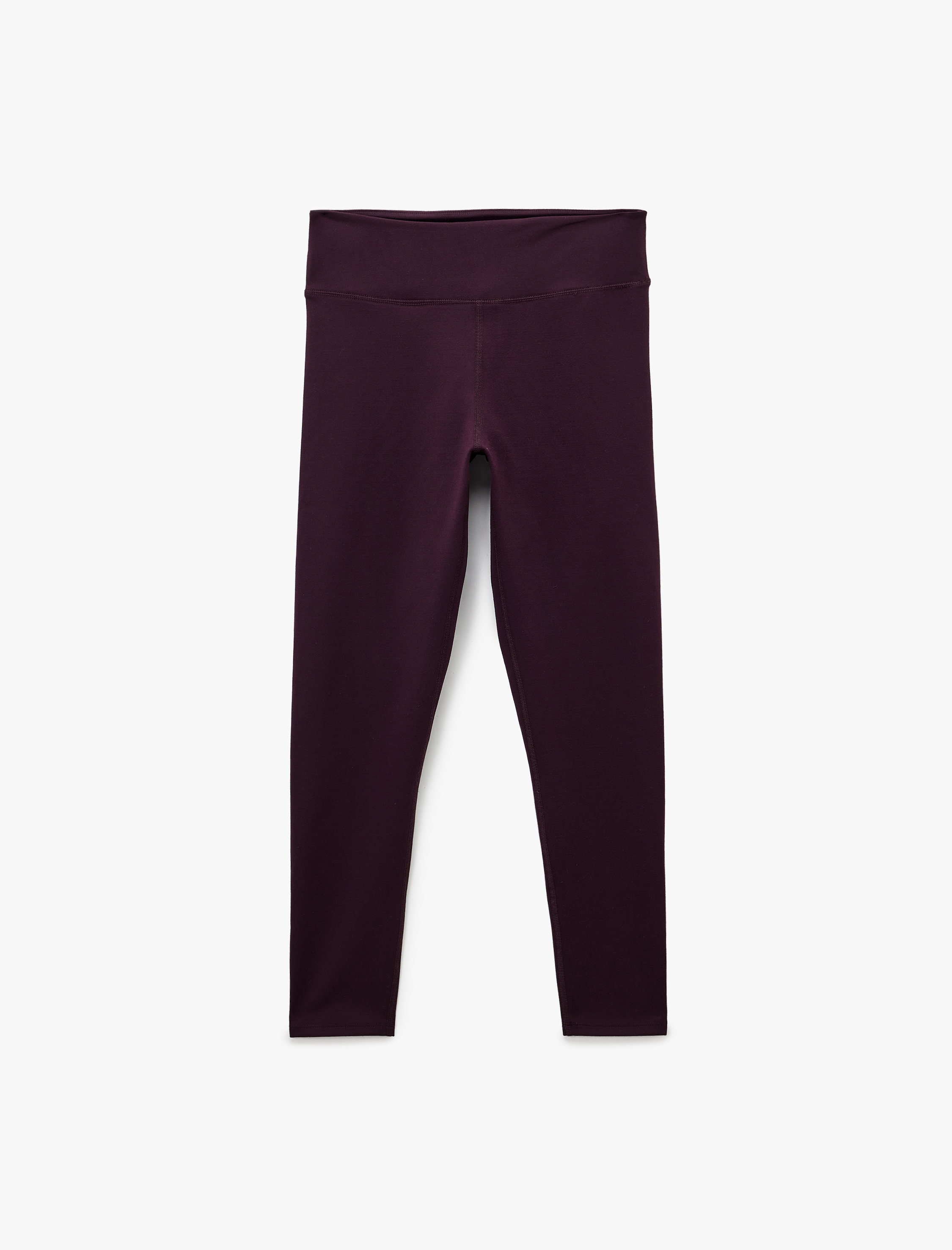   Yüksek Bel Dikiş Detaylı Spor Tayt