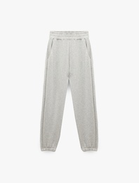 Modal Karışımlı Cepli Rahat Kalıp Beli Lastikli Jogger Eşofman Altı