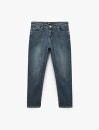 Regular Fit Normal Bel Tapered Jean Pantolon - Joe Jean