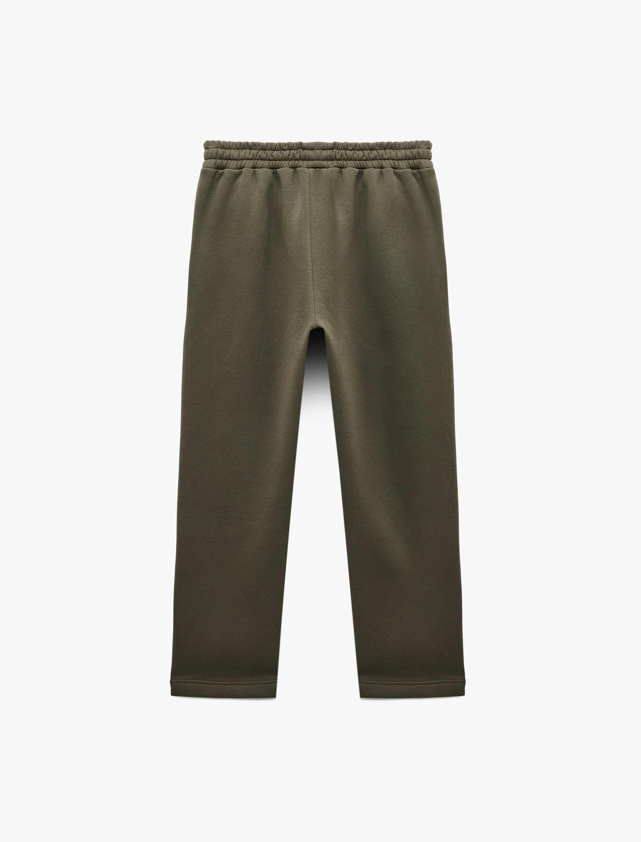   Straight Fit Cep Detaylı Şardonlu Beli Lastikli Kışlık Eşofman Altı