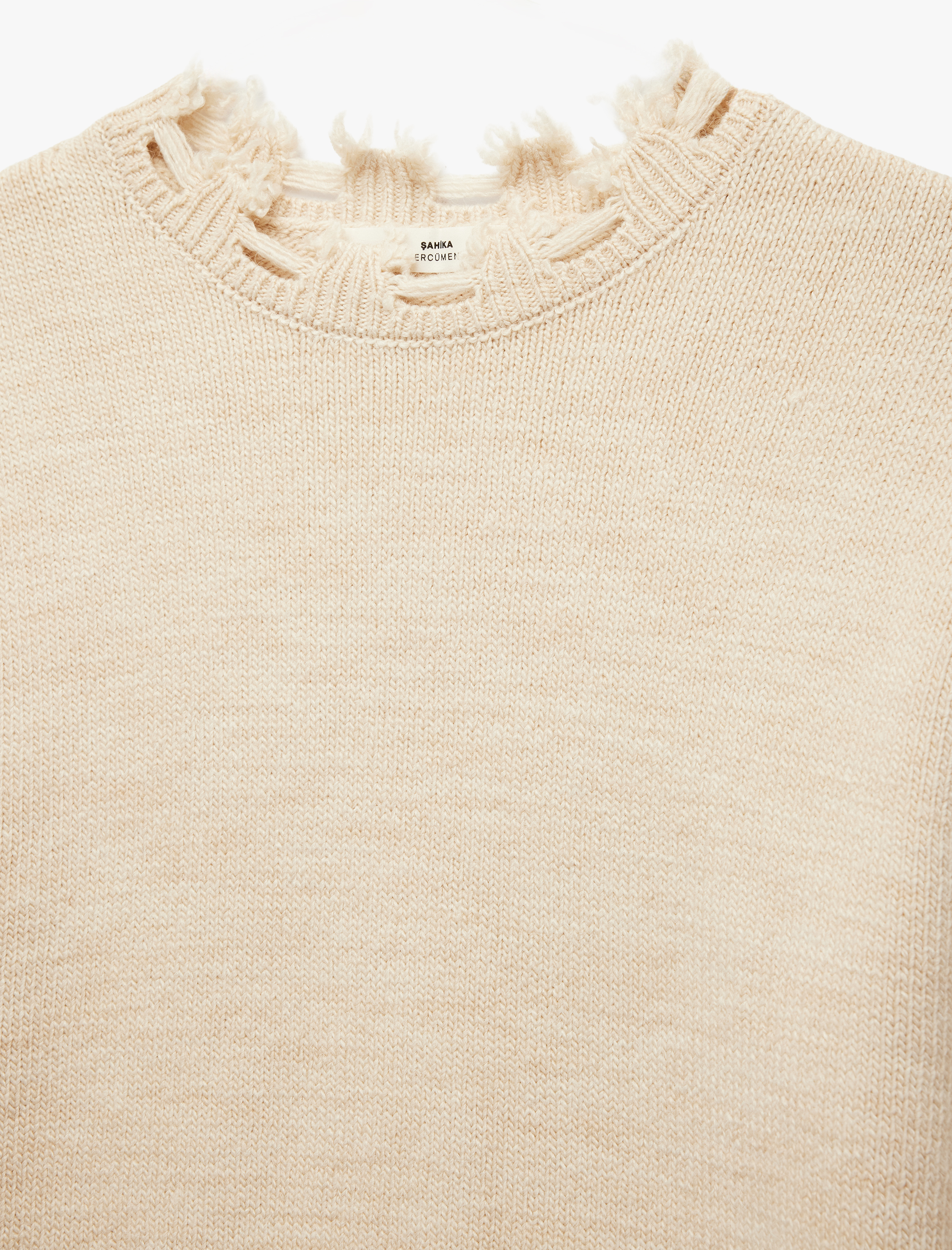   Koton X Şahika Ercümen - Uzun Kollu Kaçık Yaka Triko Kazak