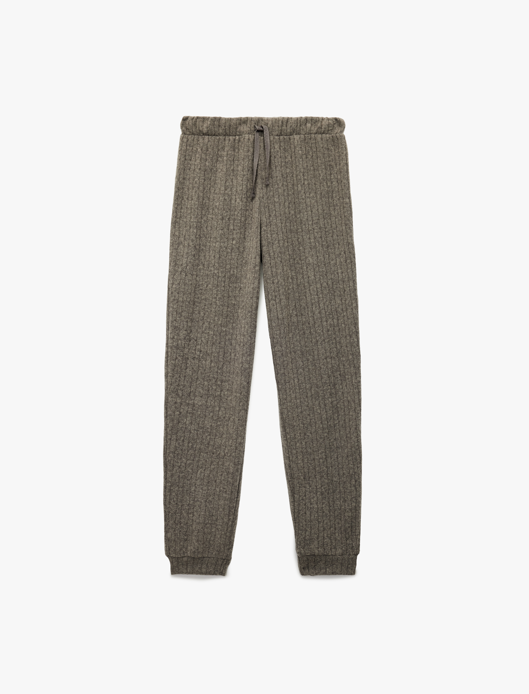   Beli Bağcıklı Rahat Kesim Lastikli Paça Pijama Altı