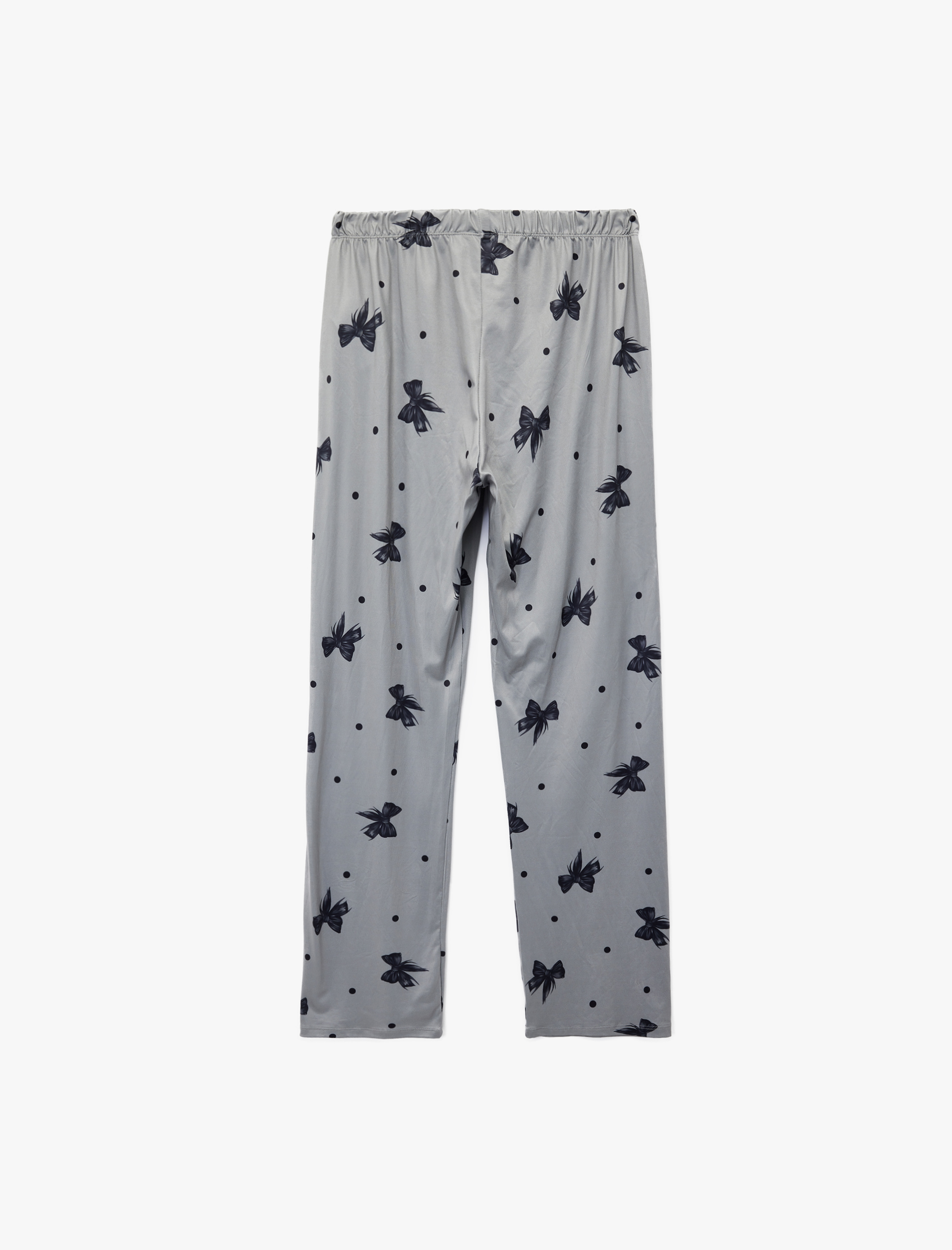   Fiyonk Desenli Rahat Kesim 2'li Pijama Takımı