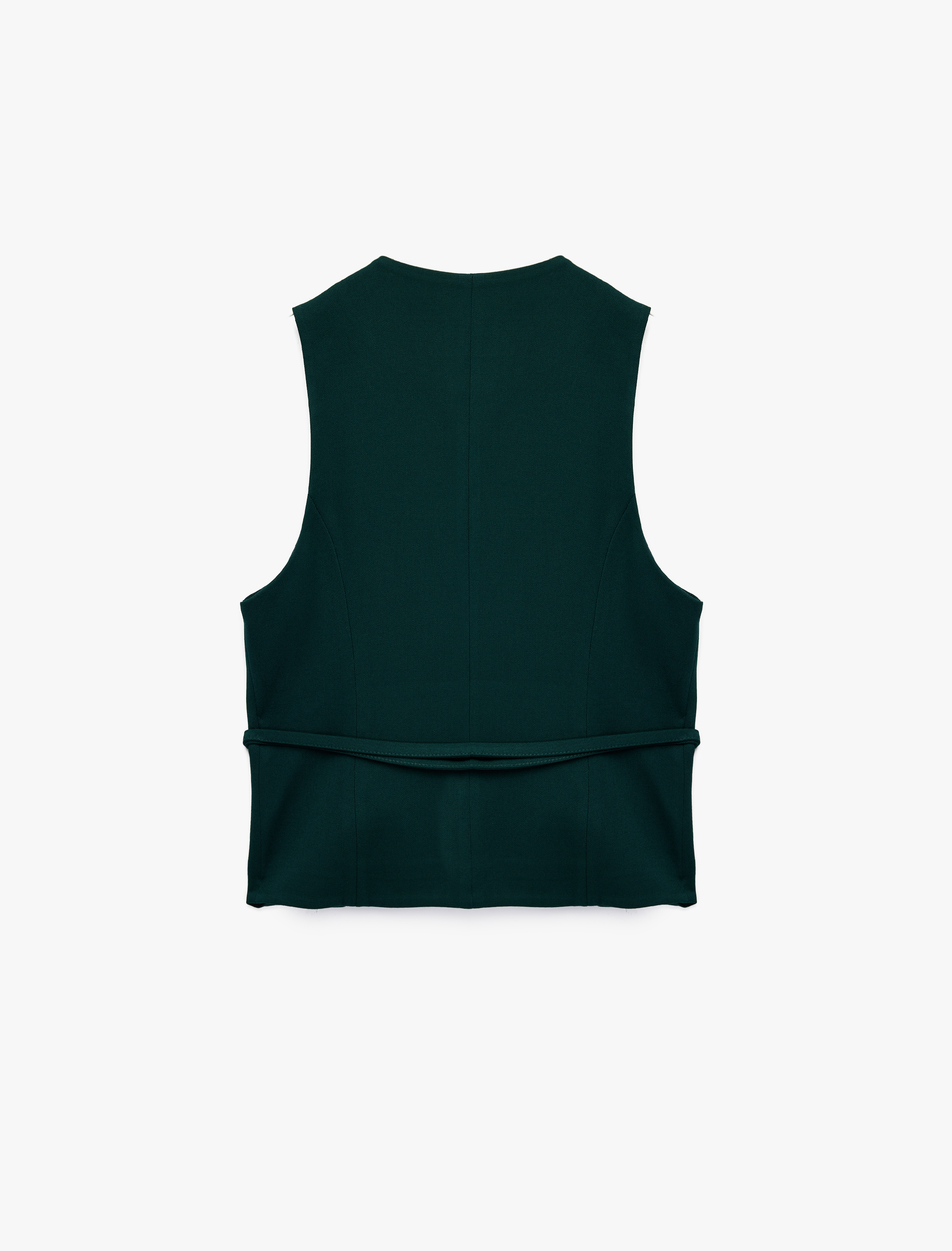   Koton X Melis Ağazat - Bağlama Detaylı Slim Fit Kruvaze Blazer Yelek