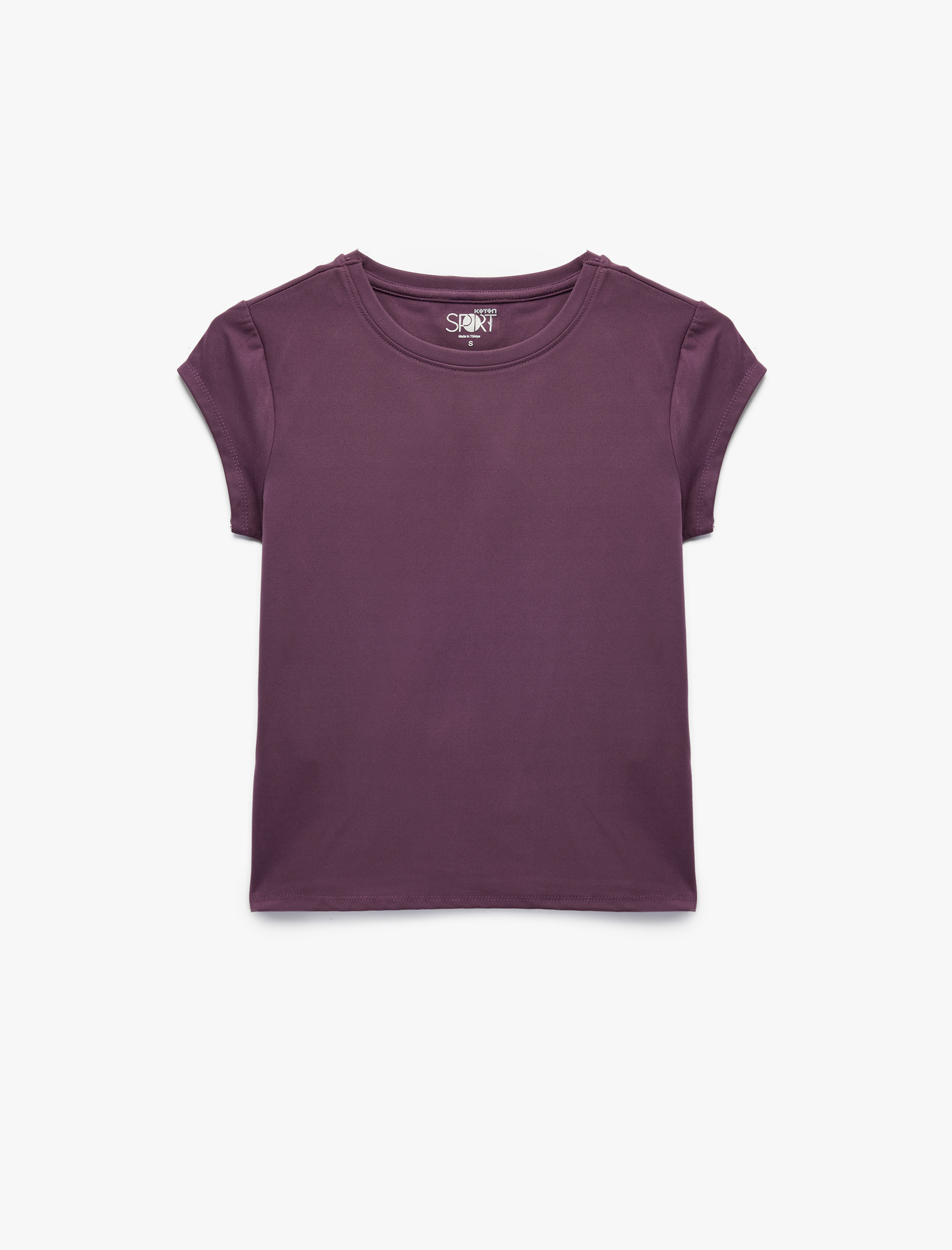   Rahat Kalıp Kısa Kollu İnterlok Bisiklet Yaka Spor Tişört