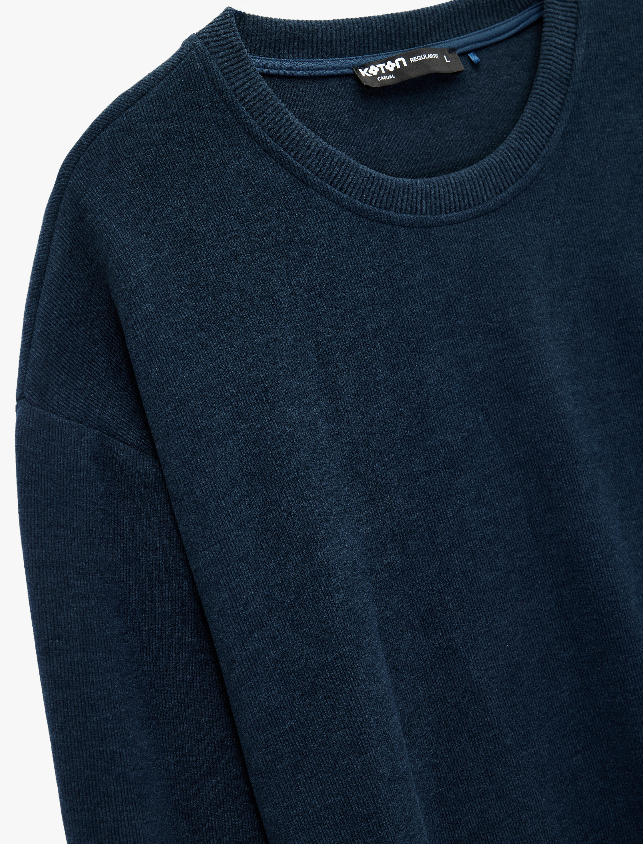   Uzun Kollu Bisiklet Yaka Oversize Sweatshirt