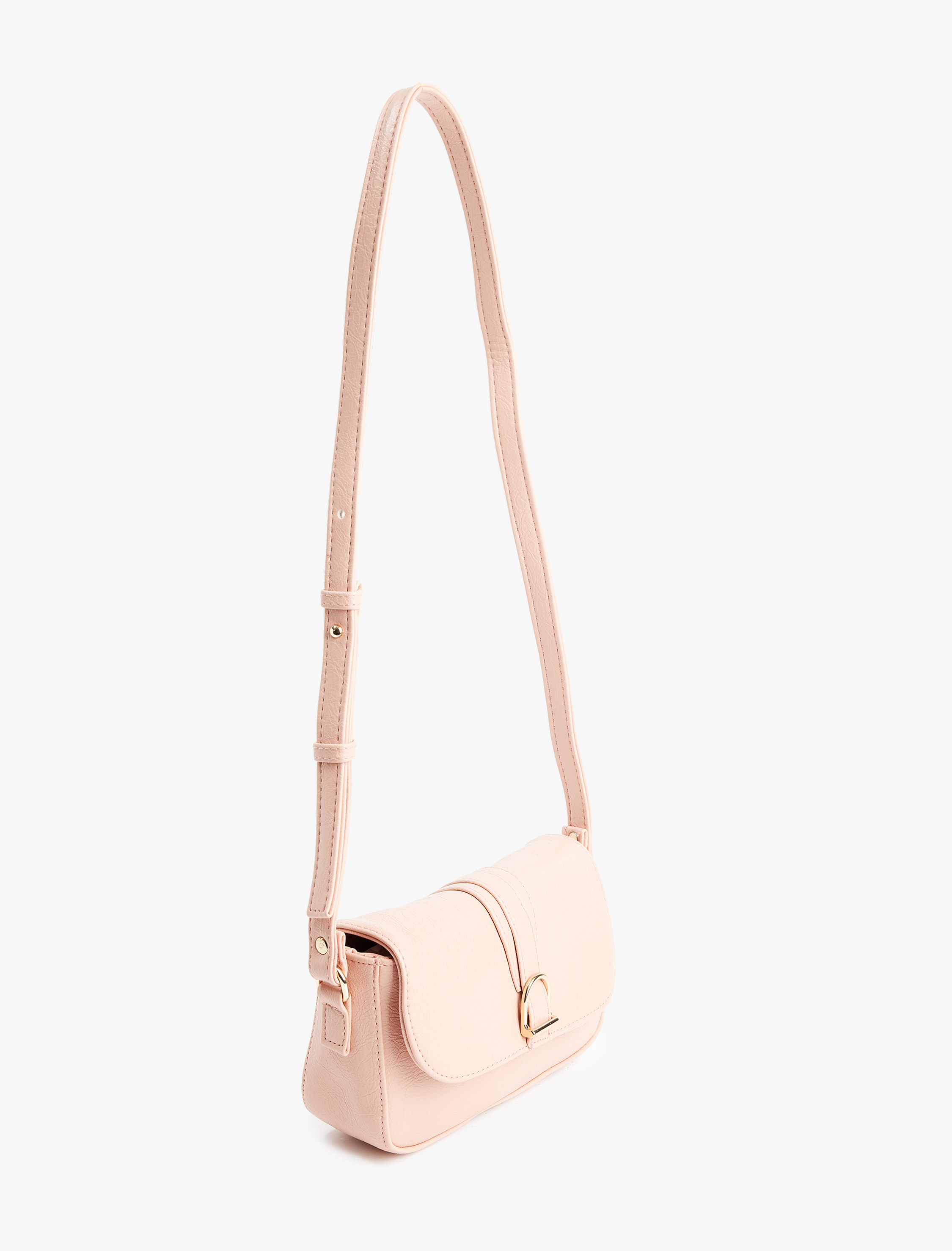  Kadın Suni Deri Metal Tokalı Askılı Çapraz Çanta