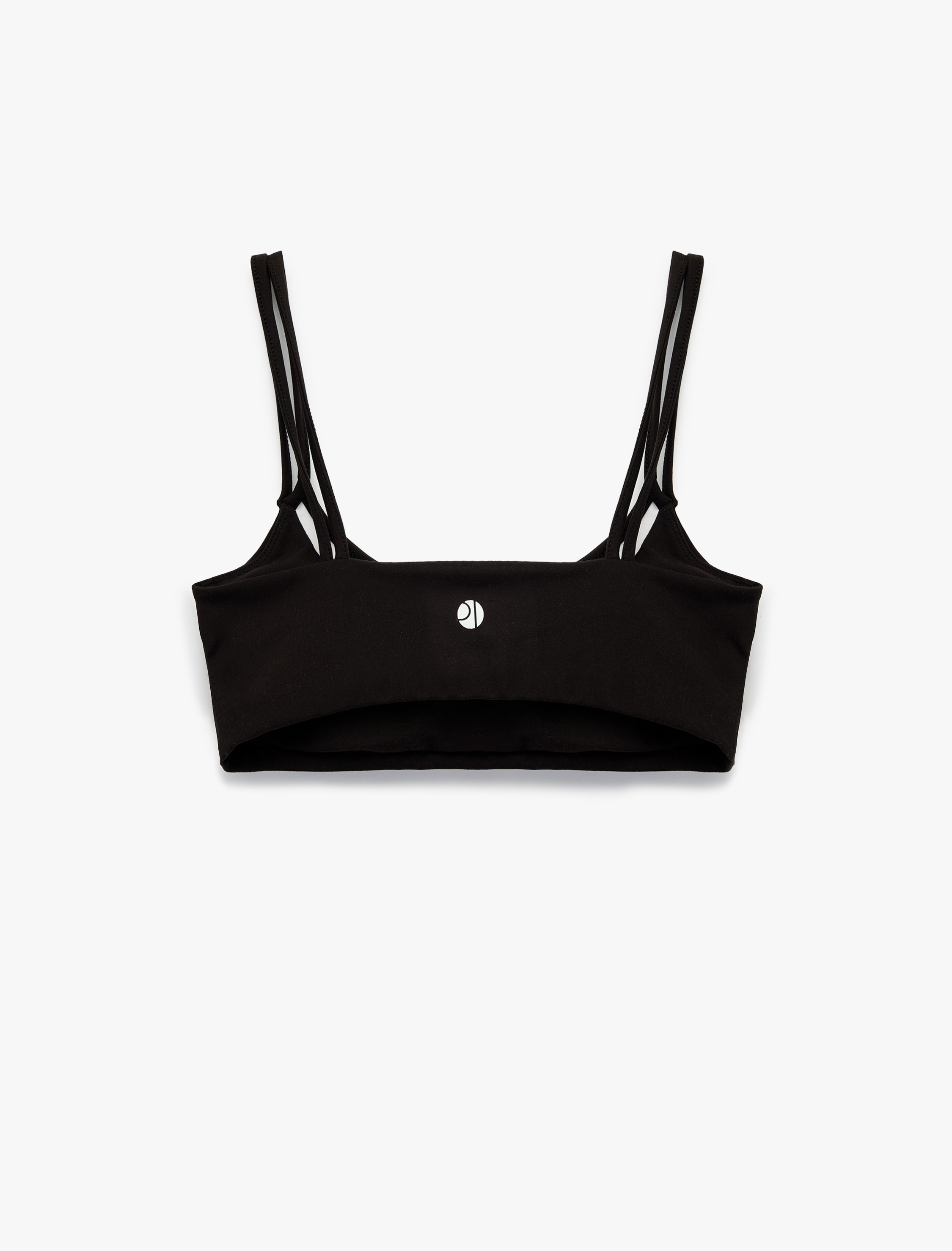   Askılı Kolsuz Şerit Detaylı Slim Fit Sporcu Sütyeni