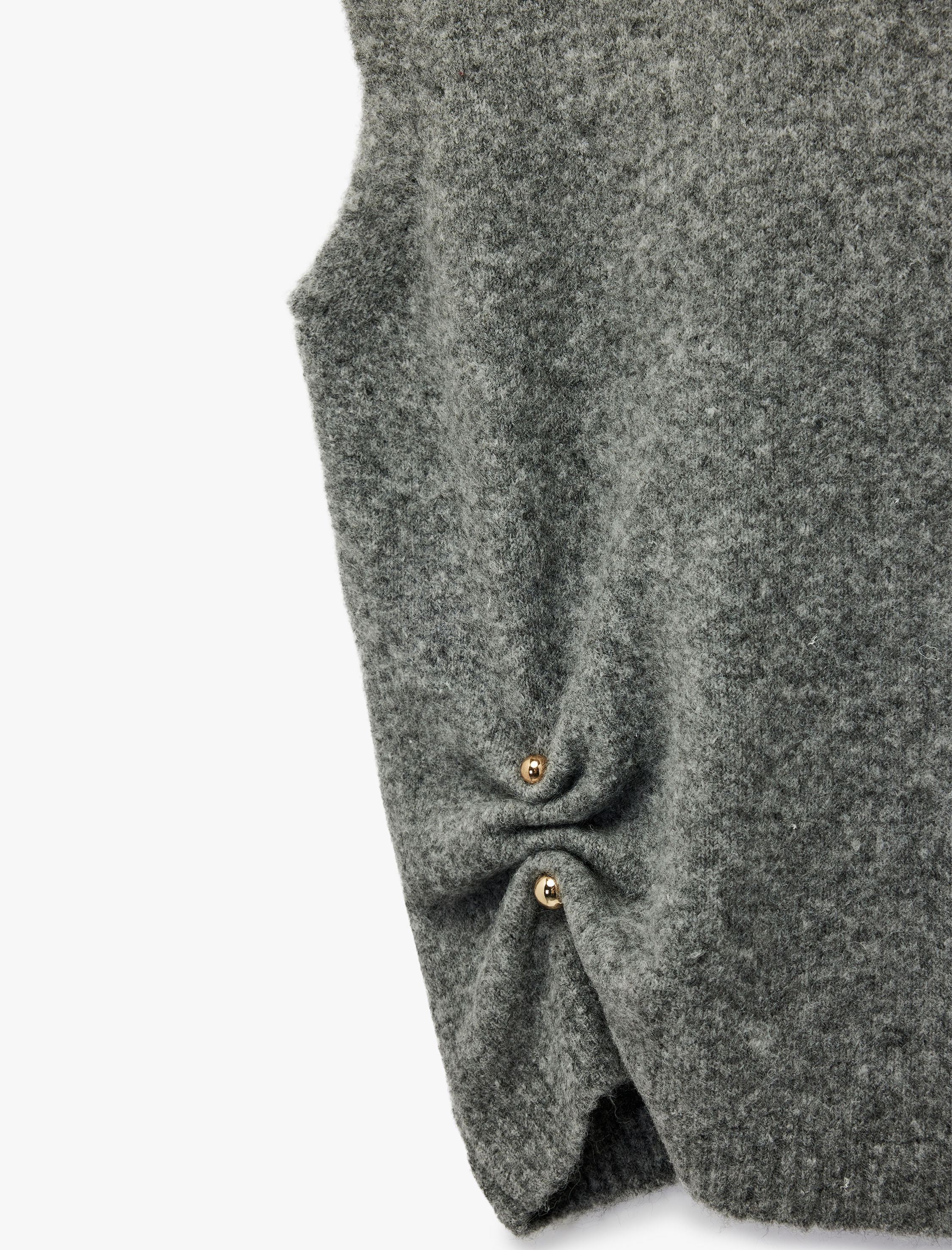   Koton X Sibil Çetinkaya - Aksesuar Detaylı Balıkçı Yaka Oversize Süveter