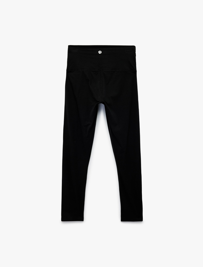  Yüksek Bel Slim Fit Spor Tayt