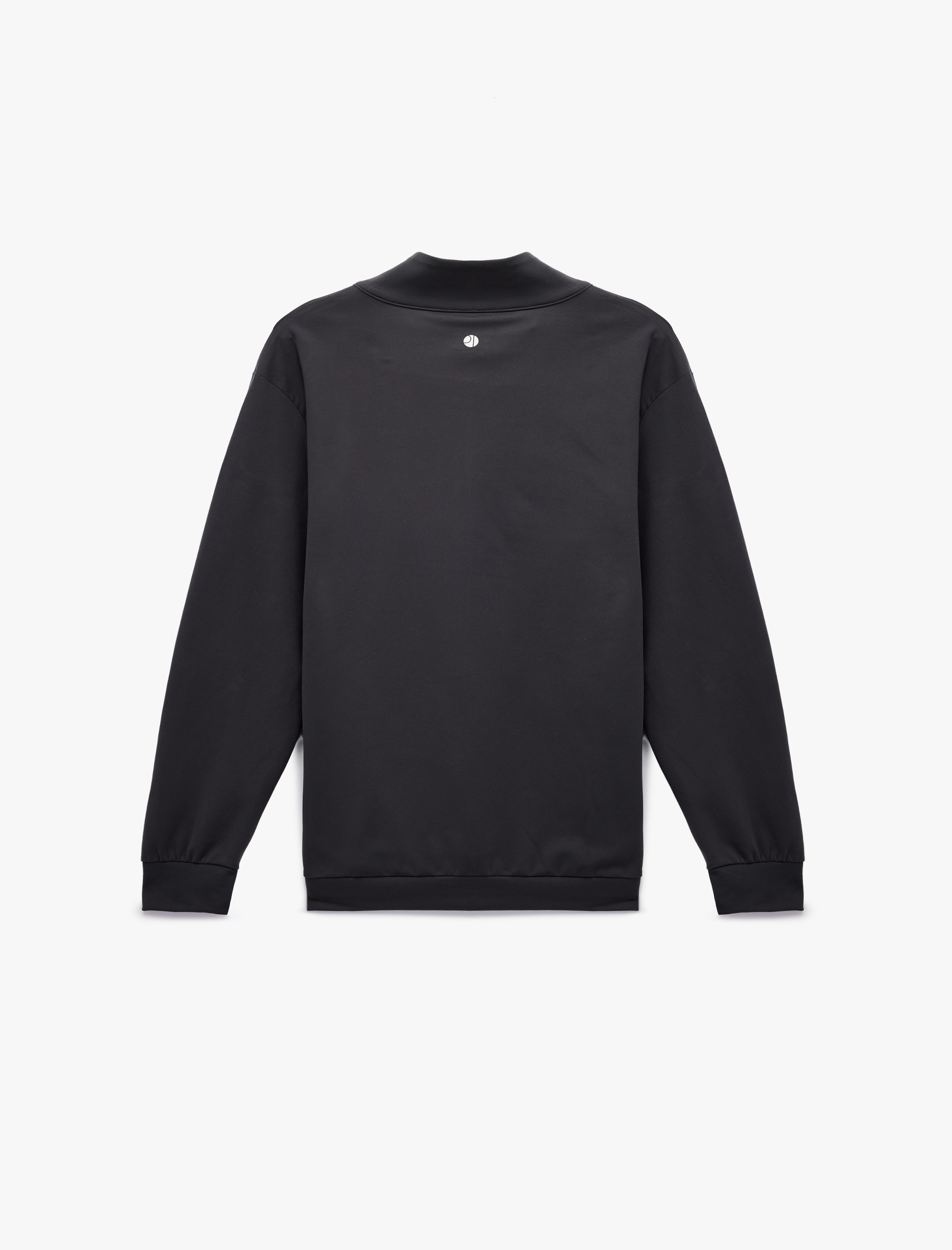   Uzun Kollu Dik Yaka Yarım Fermuarlı Oversize Spor Sweatshirt