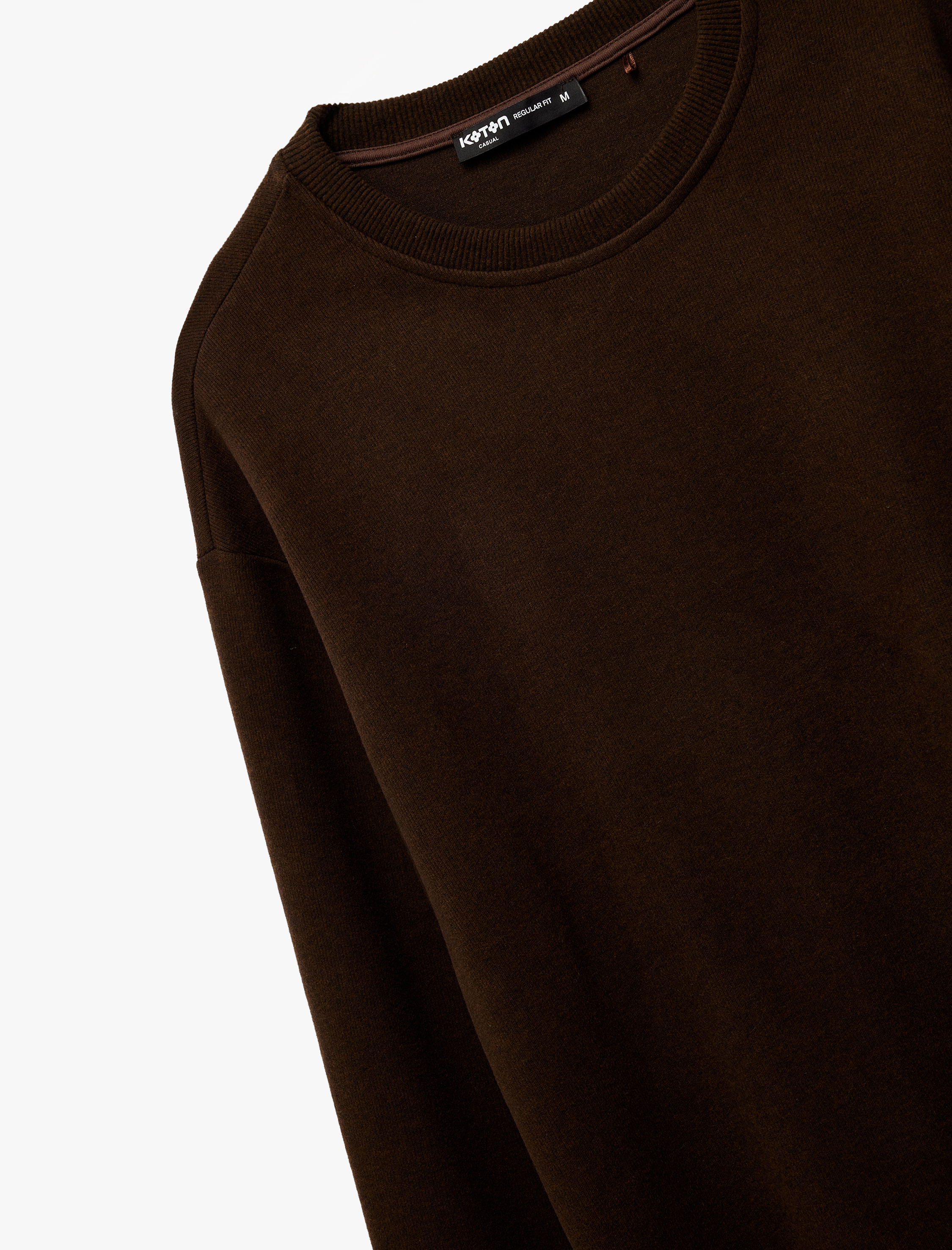   Uzun Kollu Bisiklet Yaka Oversize Sweatshirt