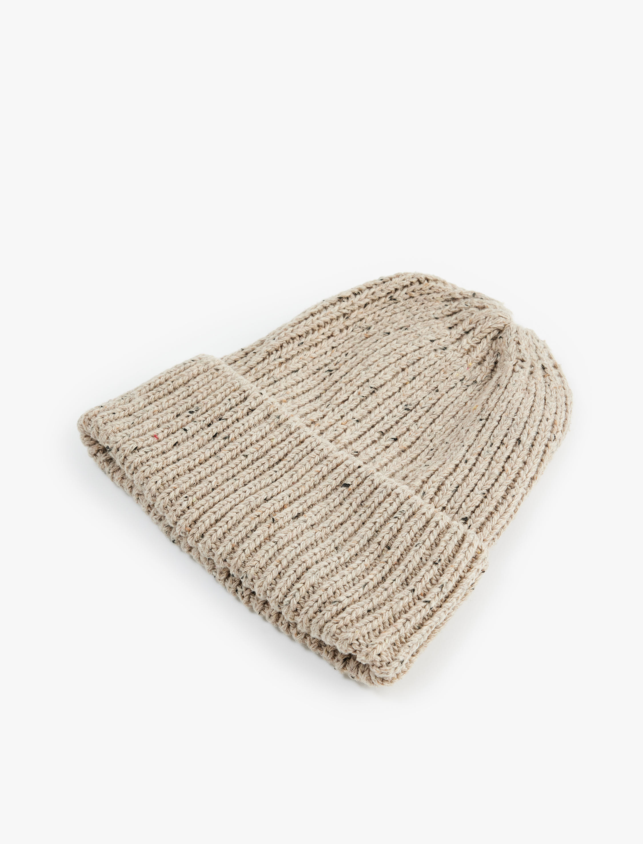  Kadın Kırçıllı Katlı Örgü Bere