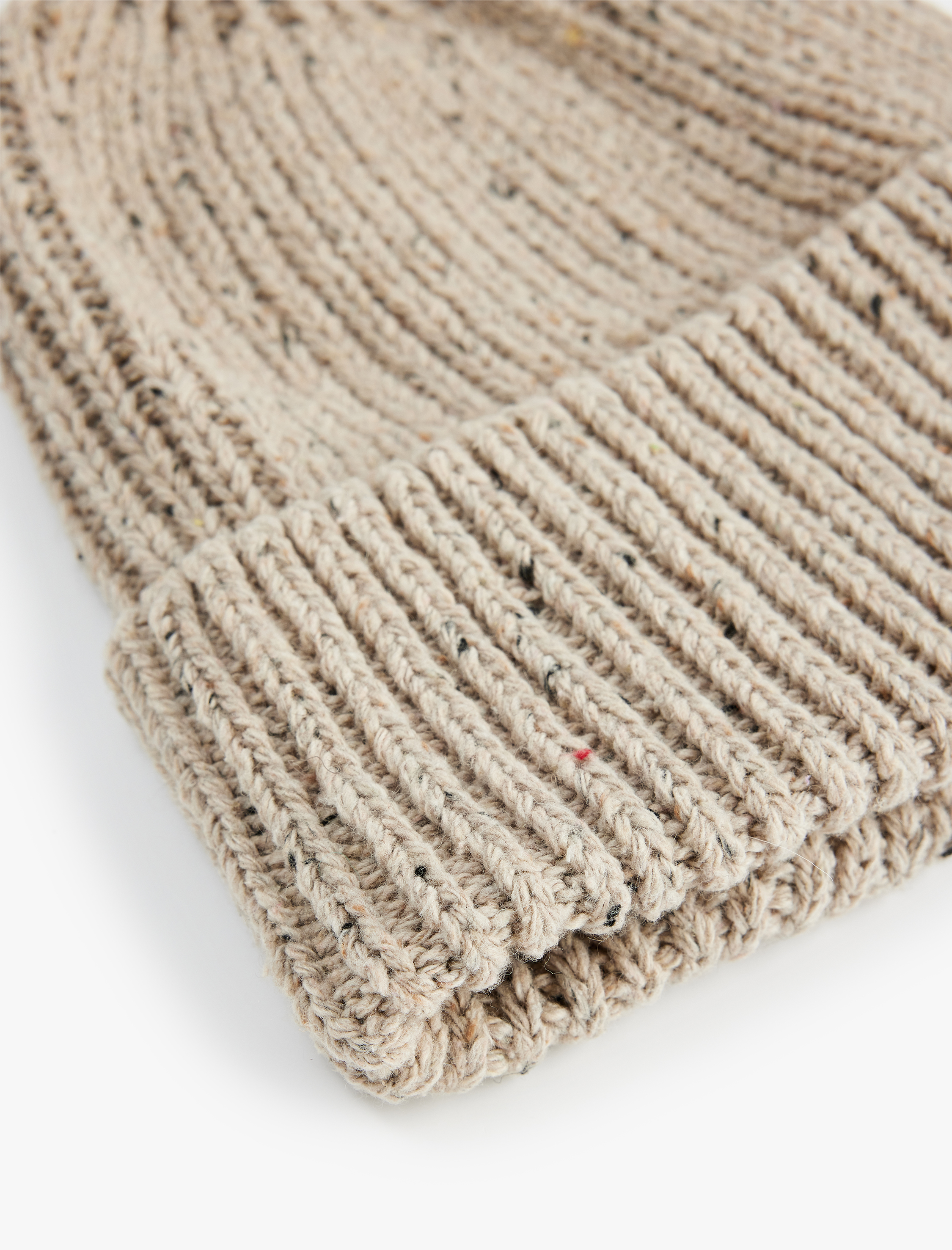  Kadın Kırçıllı Katlı Örgü Bere