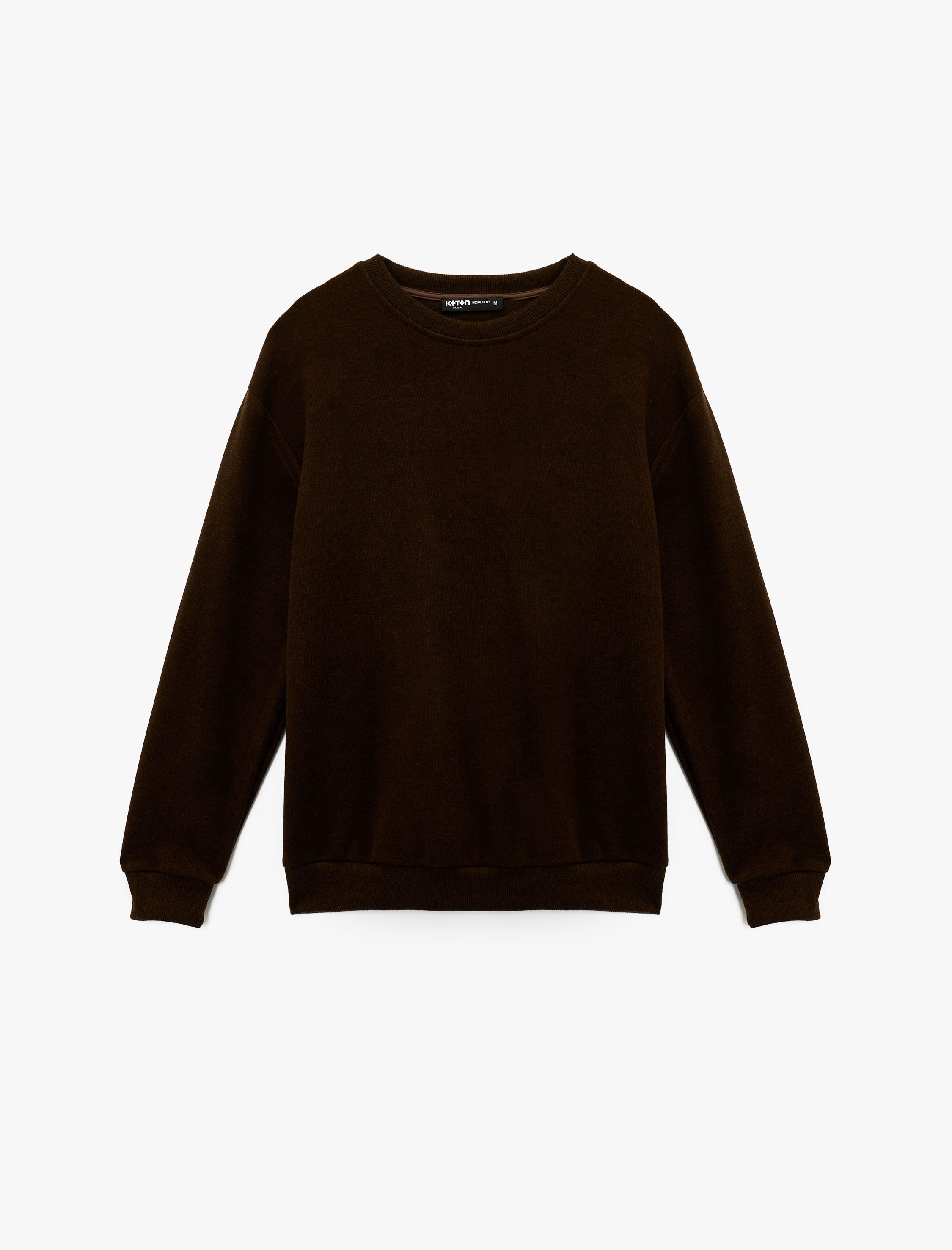   Uzun Kollu Basic Oversize Bisiklet Yaka Sweatshirt