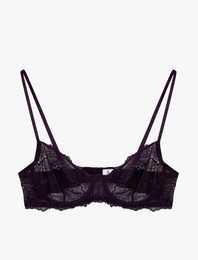 Balenli Dolgusuz Rahat Kalıp Dantelli Sütyen