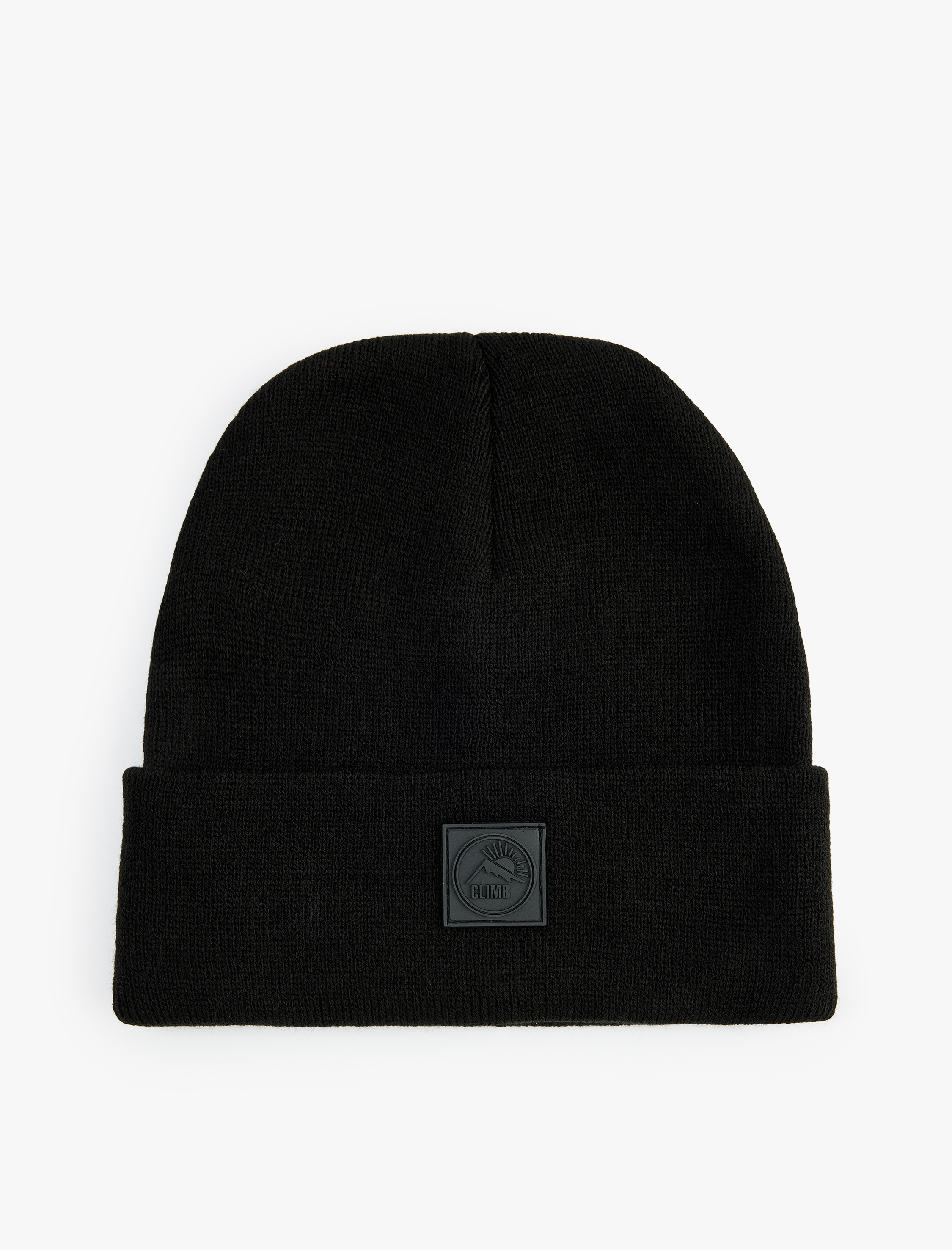  Erkek Etiket Detaylı Basic Katlı Bere