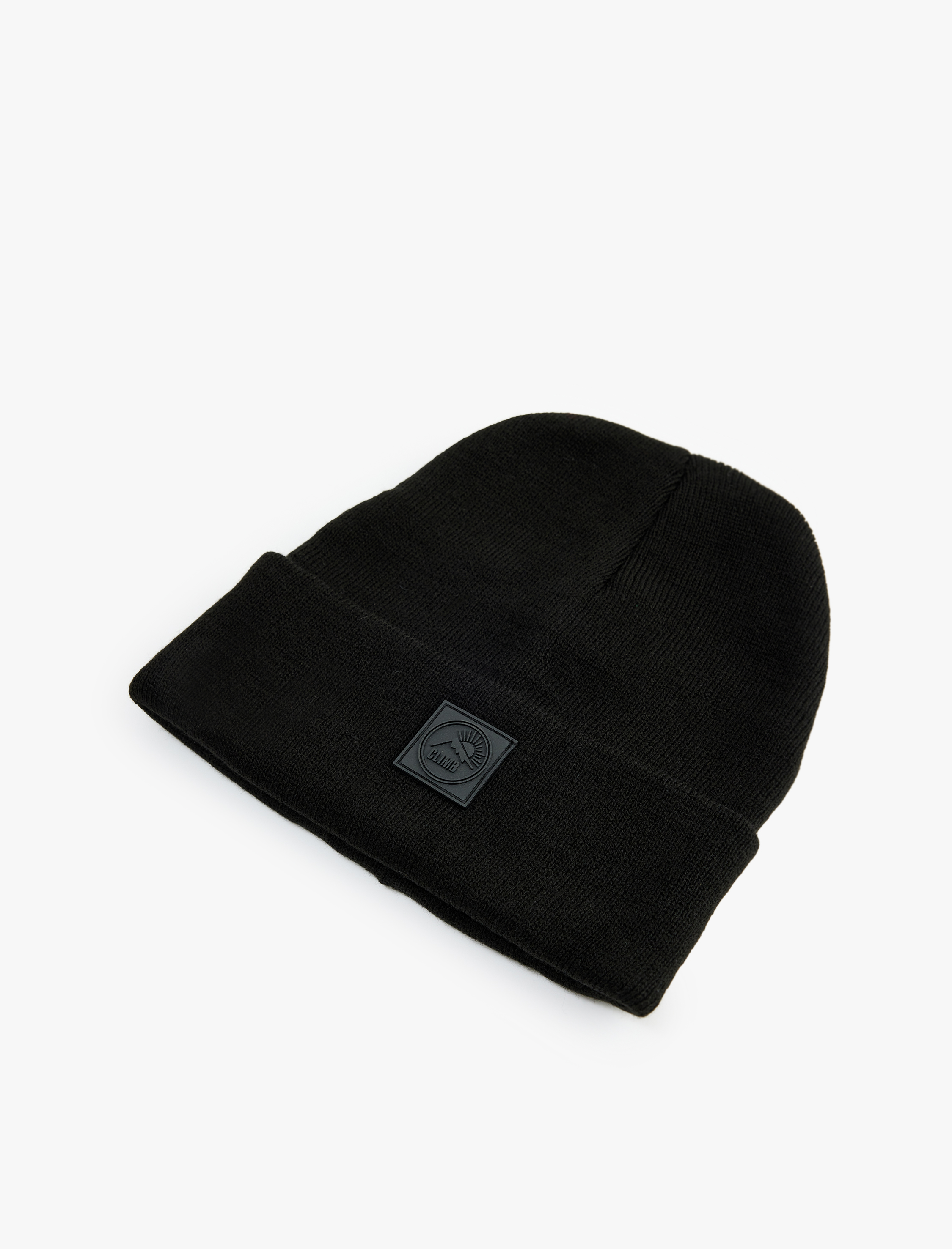  Erkek Etiket Detaylı Basic Katlı Bere