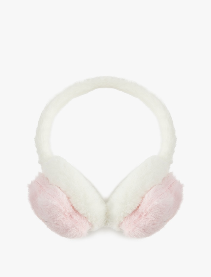 Kız Çocuk Figürlü Peluş Kulaklık