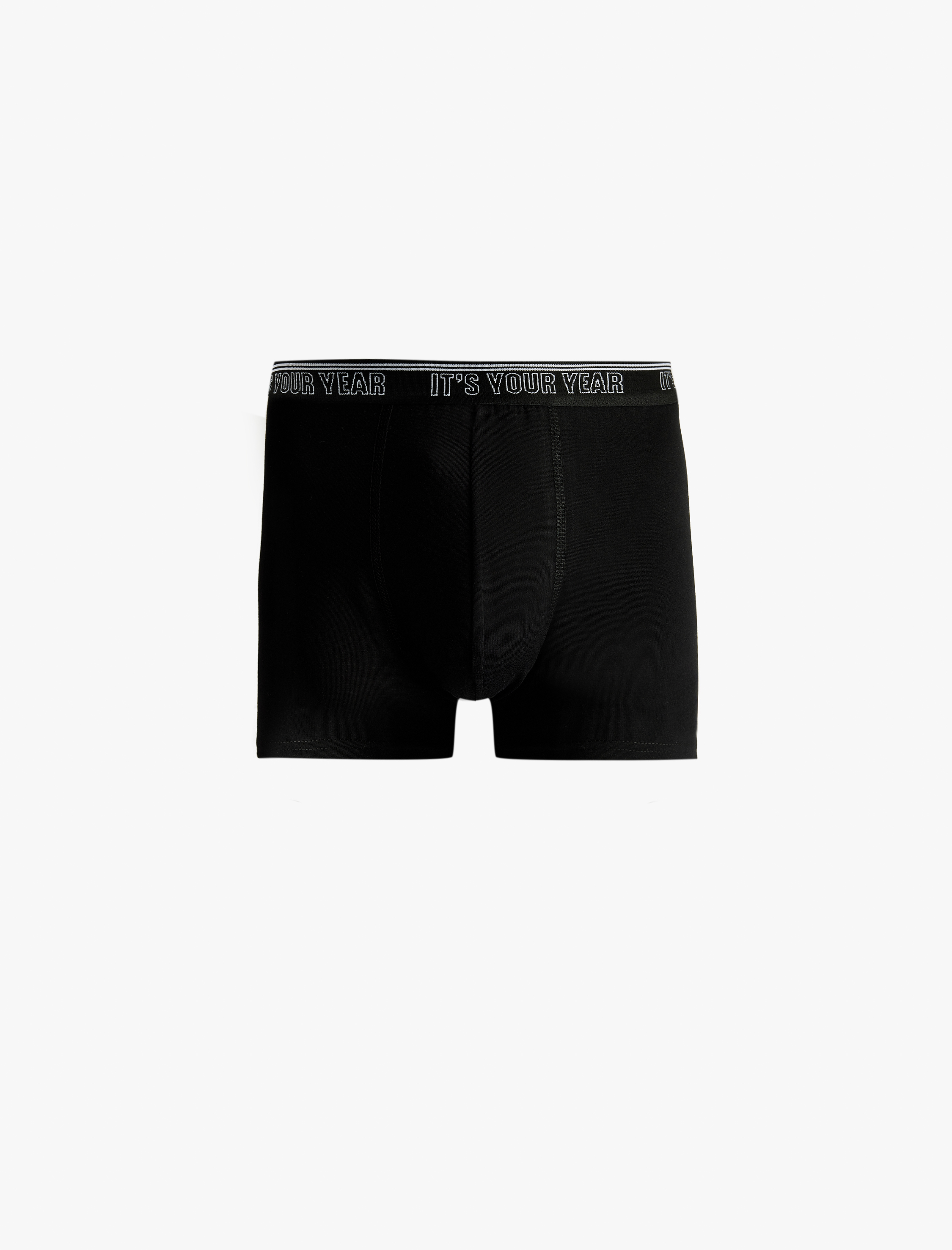   Rahat Kalıp Yılbaşı Baskılı Pamuklu 2'li Boxer Seti