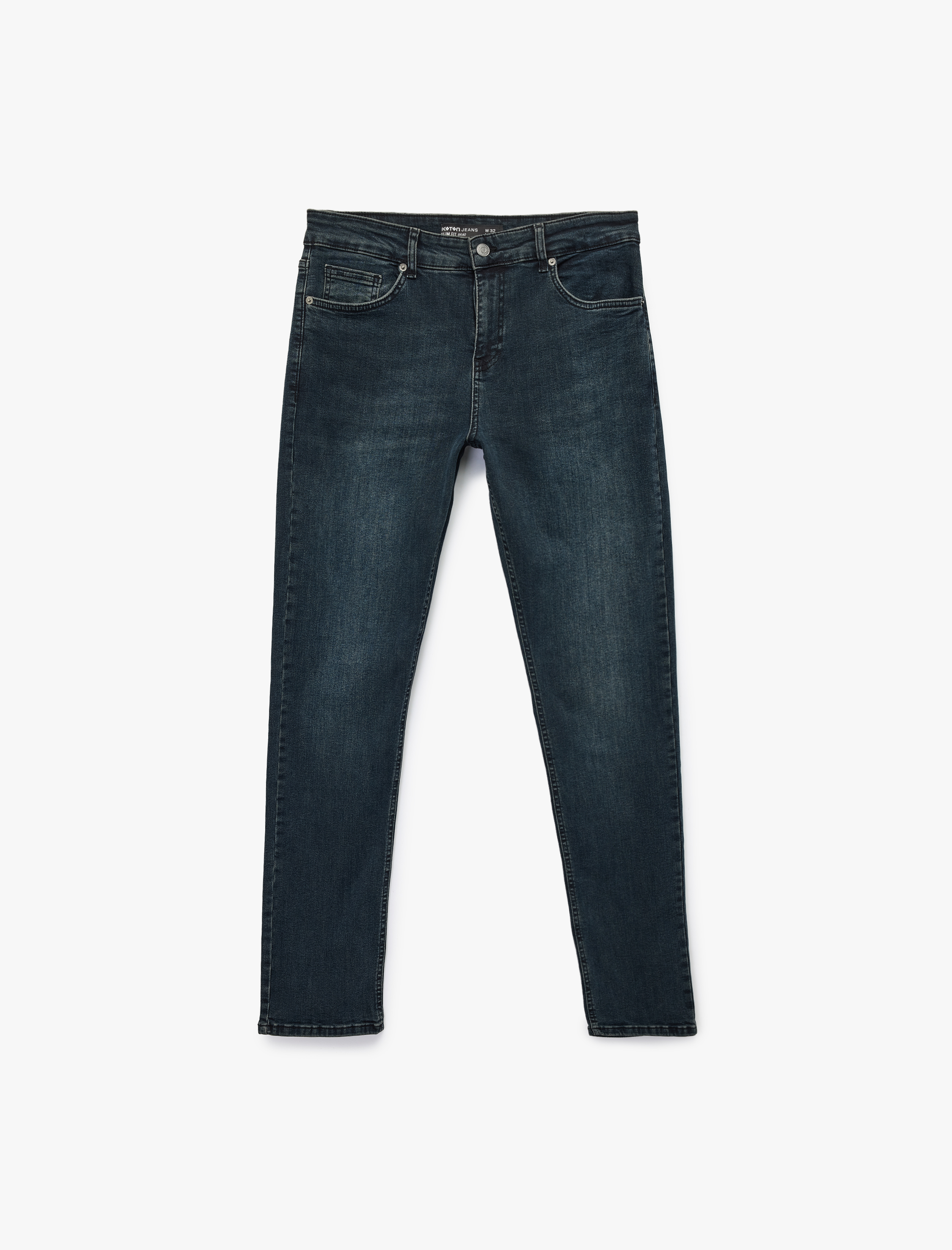   Normal Bel Pamuklu Slim Fit Jean Pantolon - Brad Jean