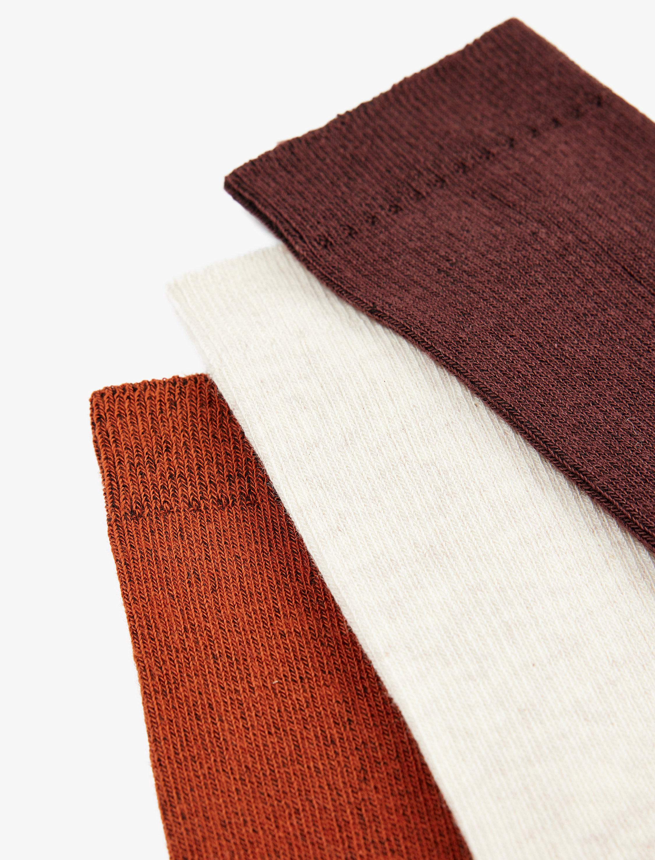  Kadın Pamuklu Soket 3'lü Çorap Seti